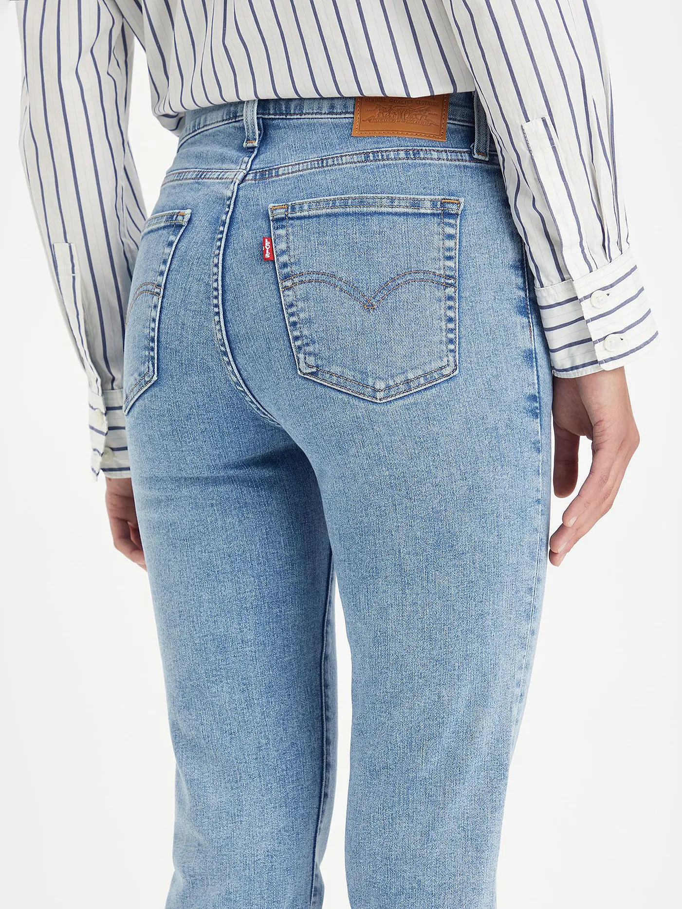 LEVI'S® | Highwaist Jeans Straight Fit 724 | blau