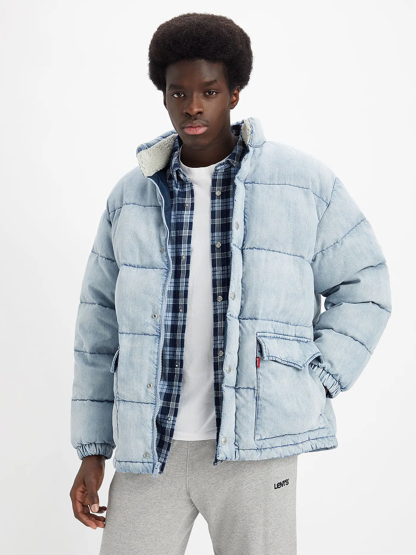 LEVI'S® | Jacke WESTERN SUPER PUFFER | hellblau