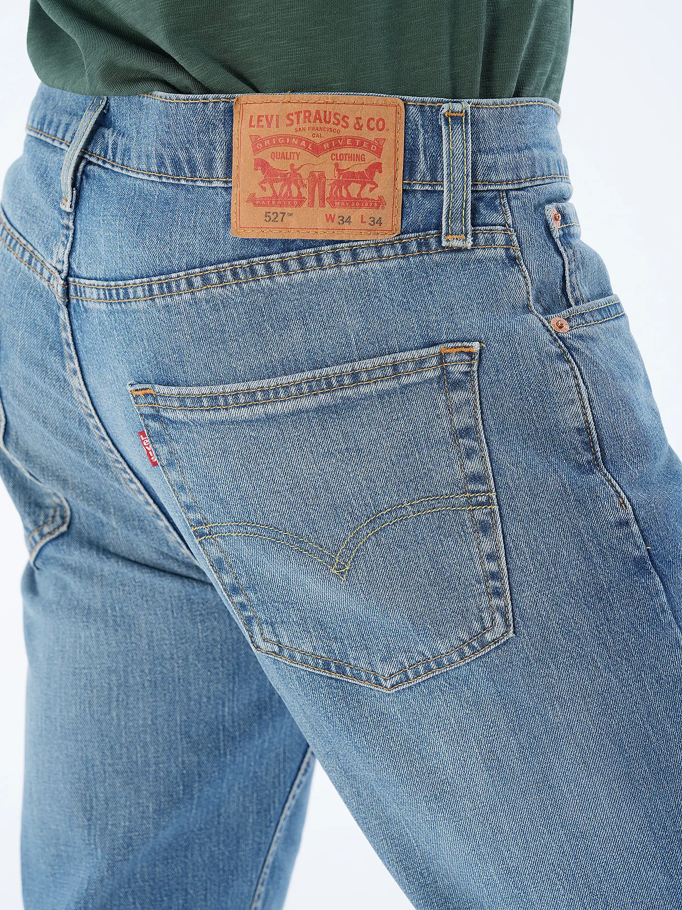 LEVI'S® | Jeans Bootcut Fit 527 SLIM  | blau