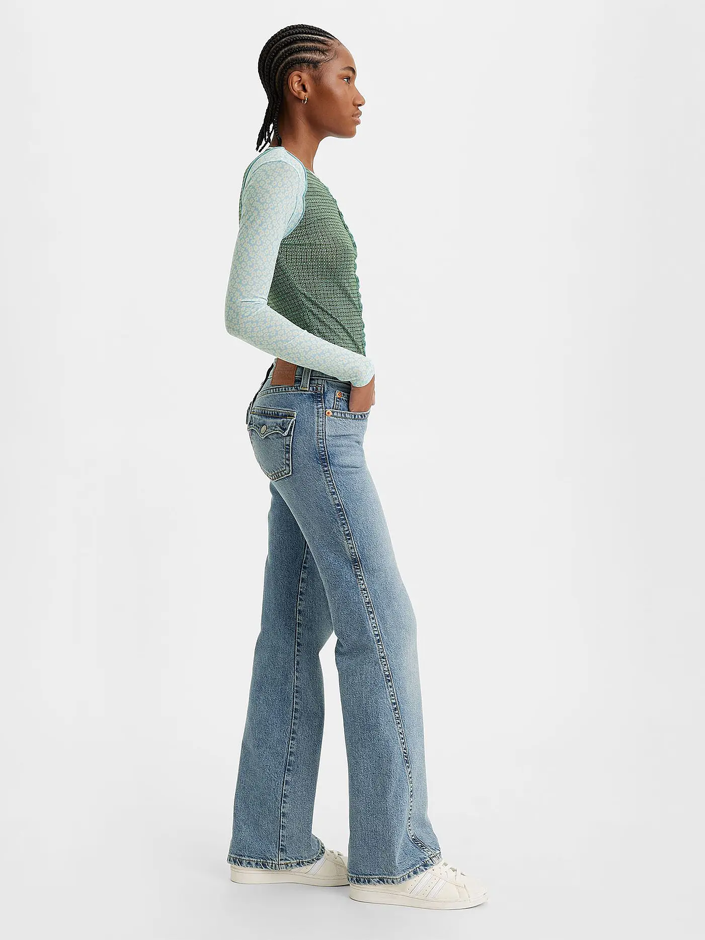 LEVI'S® | Jeans Flared Fit NOUGHTIES BOOT | blau