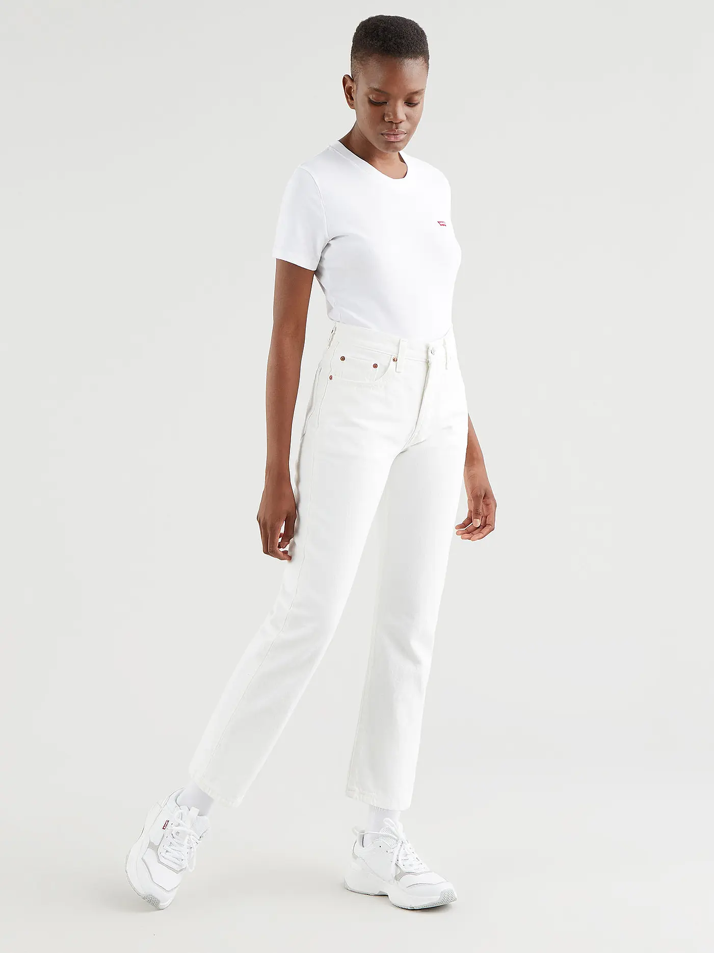 LEVI'S® | Jeans Mom Fit 7/8 501 | weiss