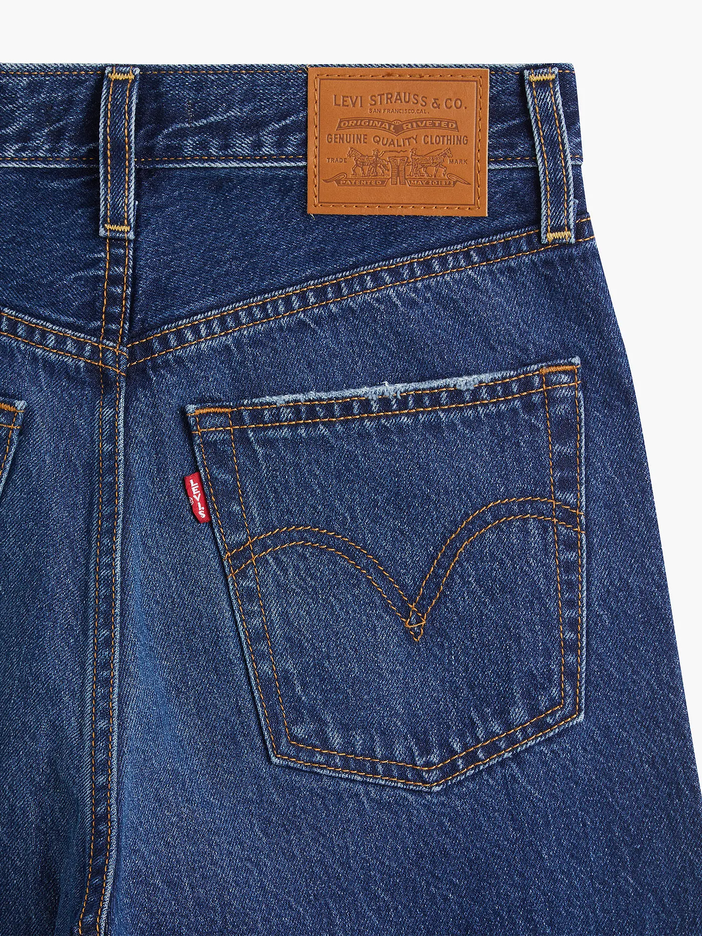 LEVI'S® | Jeans Straight Fit 7/8 Ribcage | blau