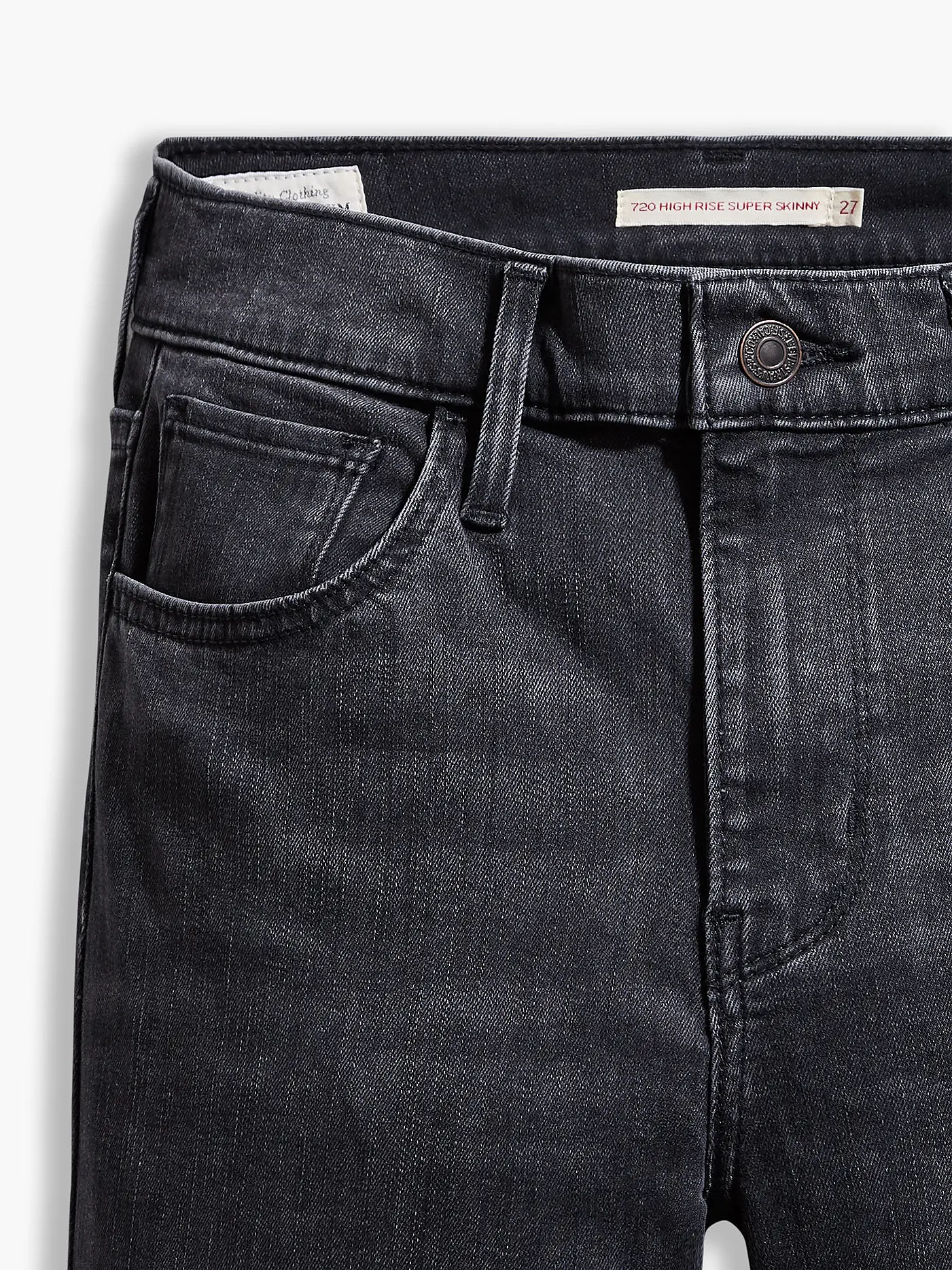 LEVI'S® | Jeans Super-Skinny-Fit Highrise 720 | grau