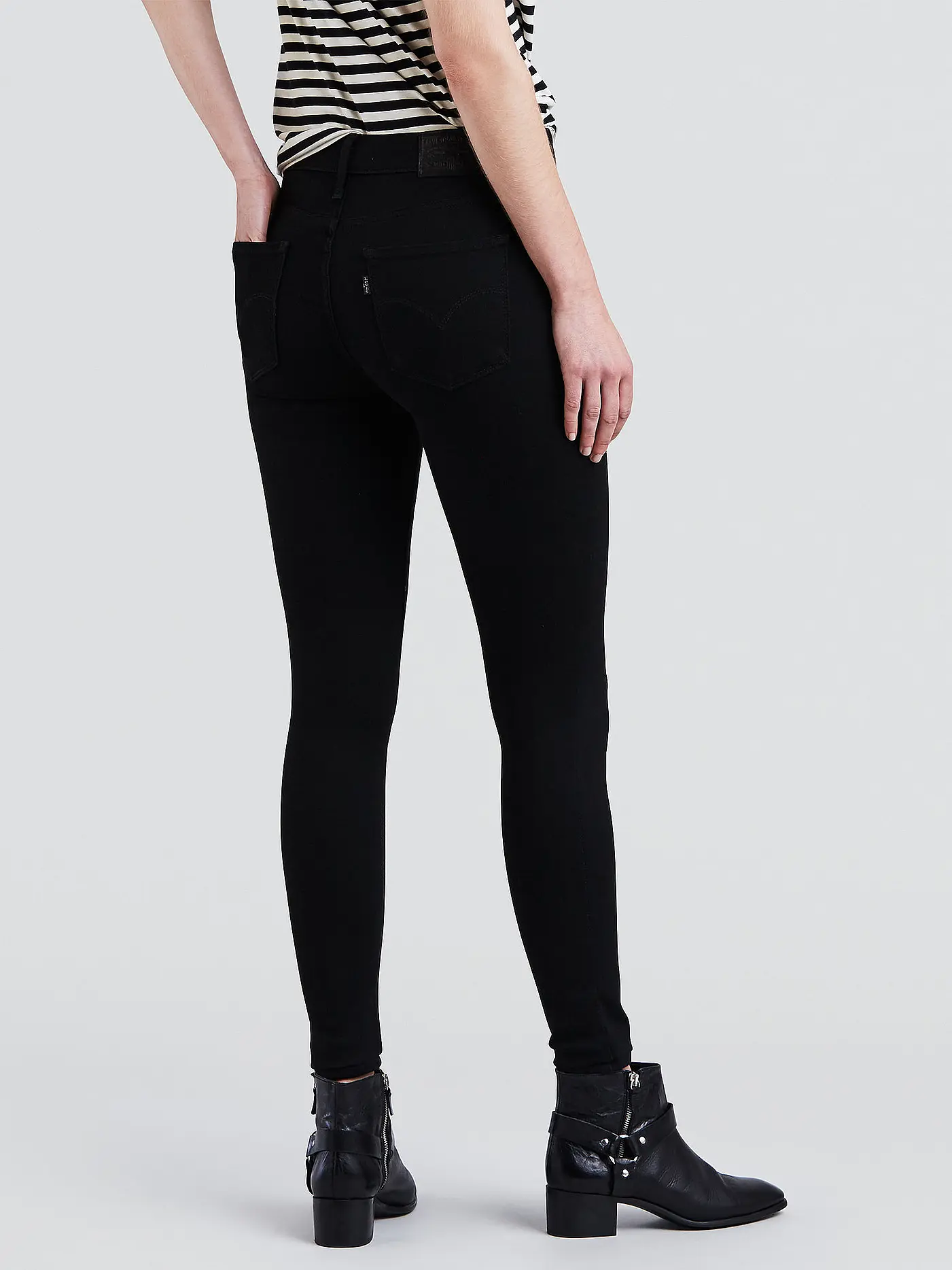 LEVI'S® | Jeans Super-Skinny-Fit Highwaist 720  | schwarz
