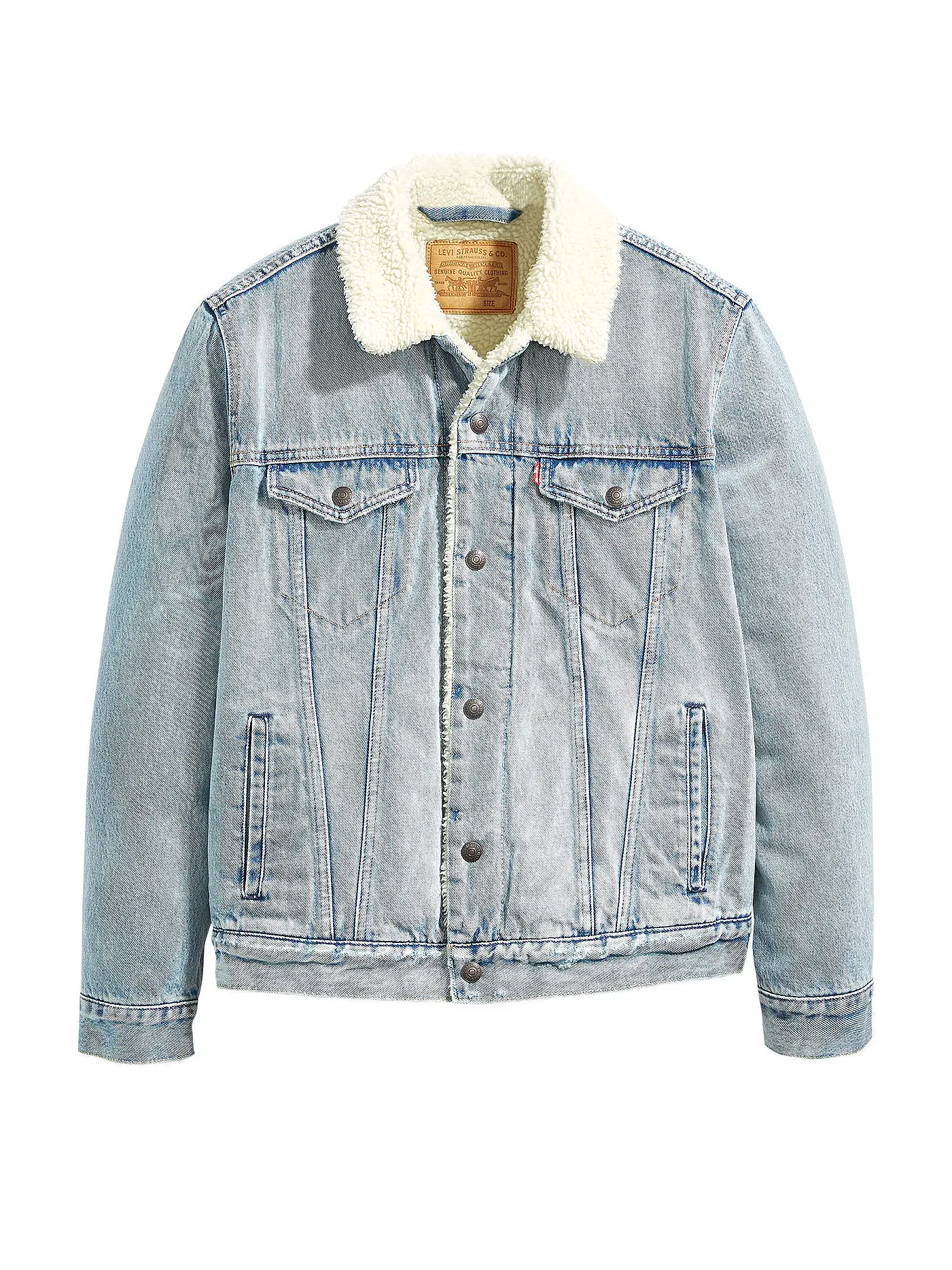 LEVI'S® | Jeansjacke Sherpa Trucker | blau
