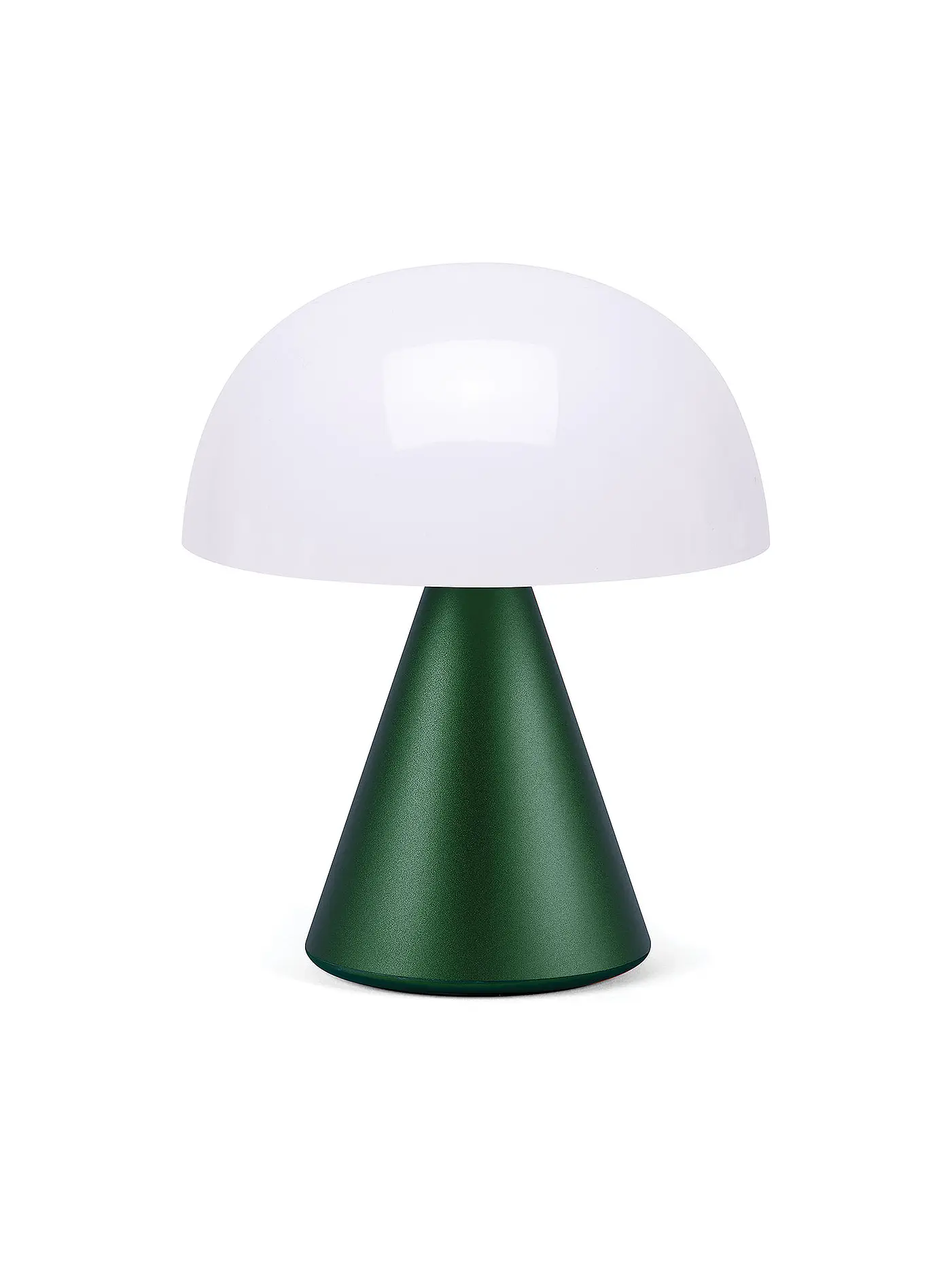 LEXON | LED Lampe MINA M 11cm Soft Gold | dunkelgrün