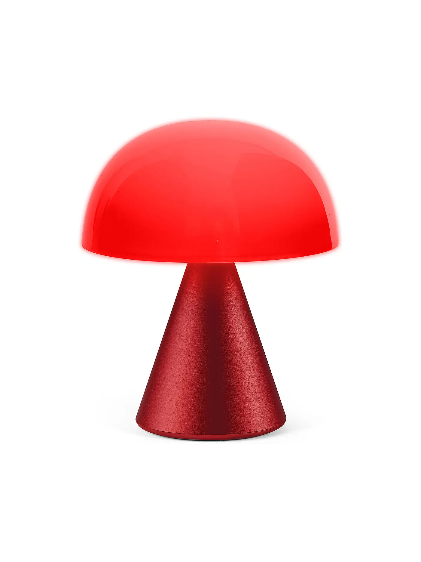 LEXON | LED Lampe MINA M 11cm Dark Red | dunkelrot