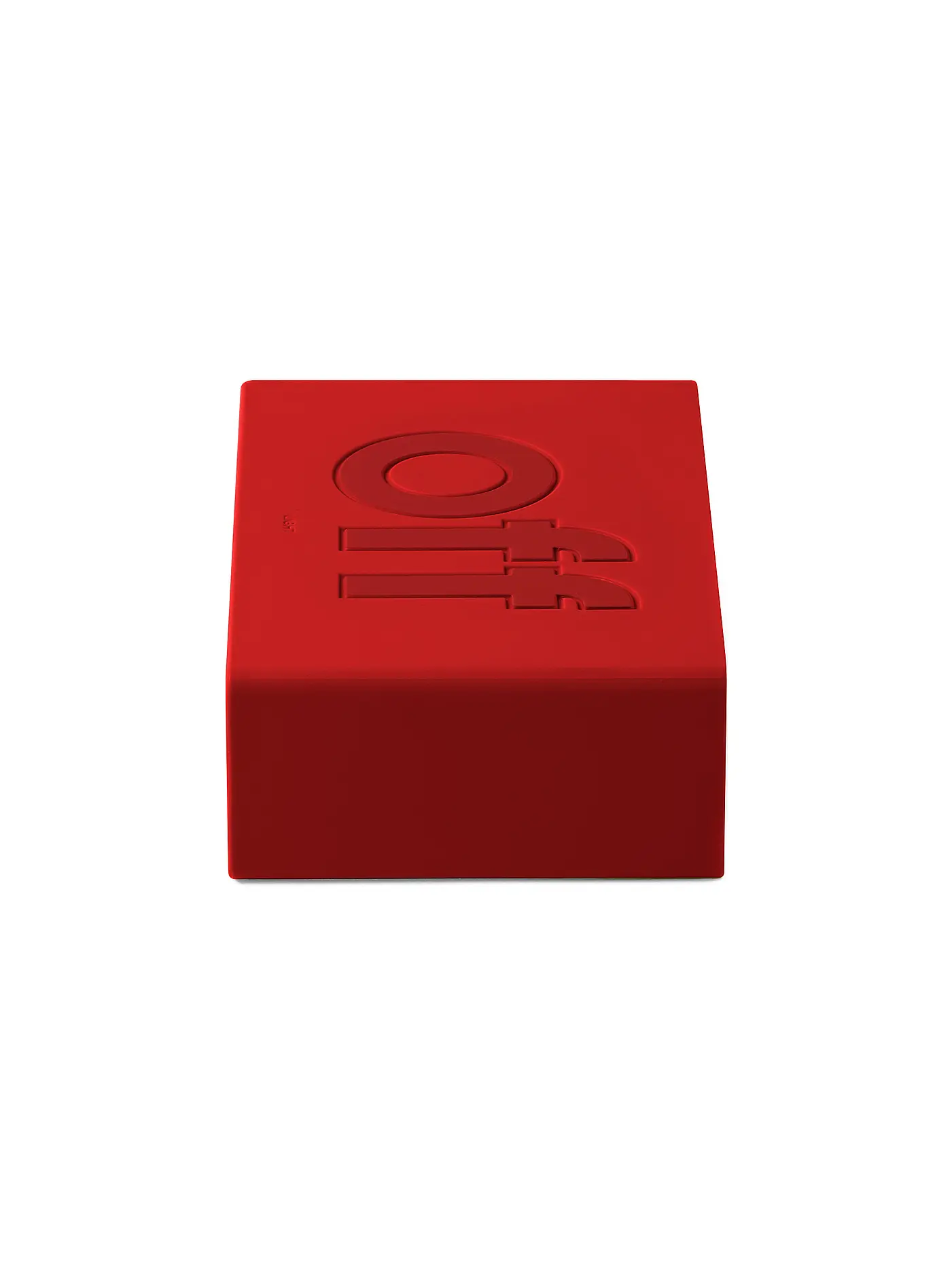 LEXON | Wecker FLIP+ 10x6,5cm Red | rot