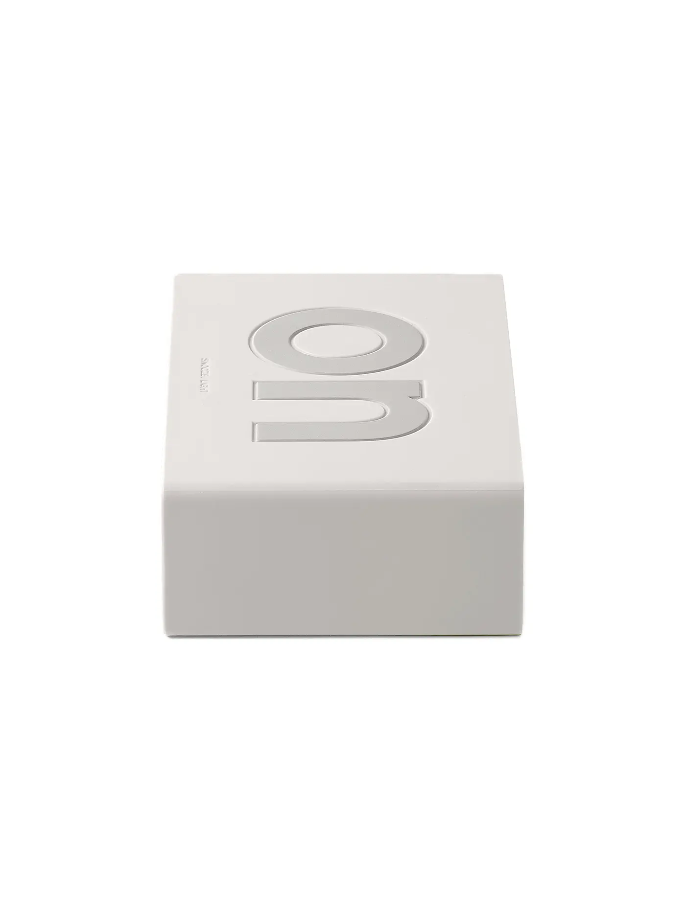 LEXON | Wecker FLIP+ 10x6,5cm Weiss | weiss
