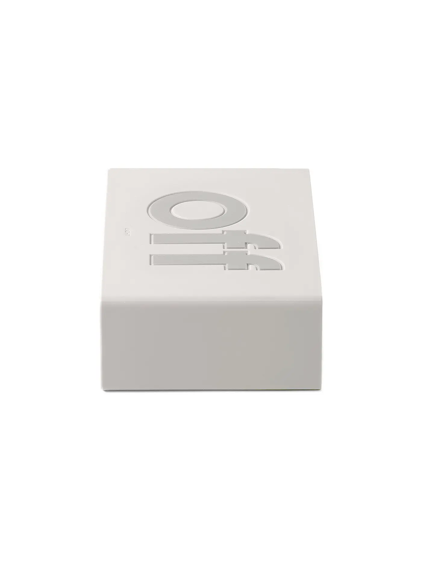 LEXON | Wecker FLIP+ 10x6,5cm Weiss | weiss