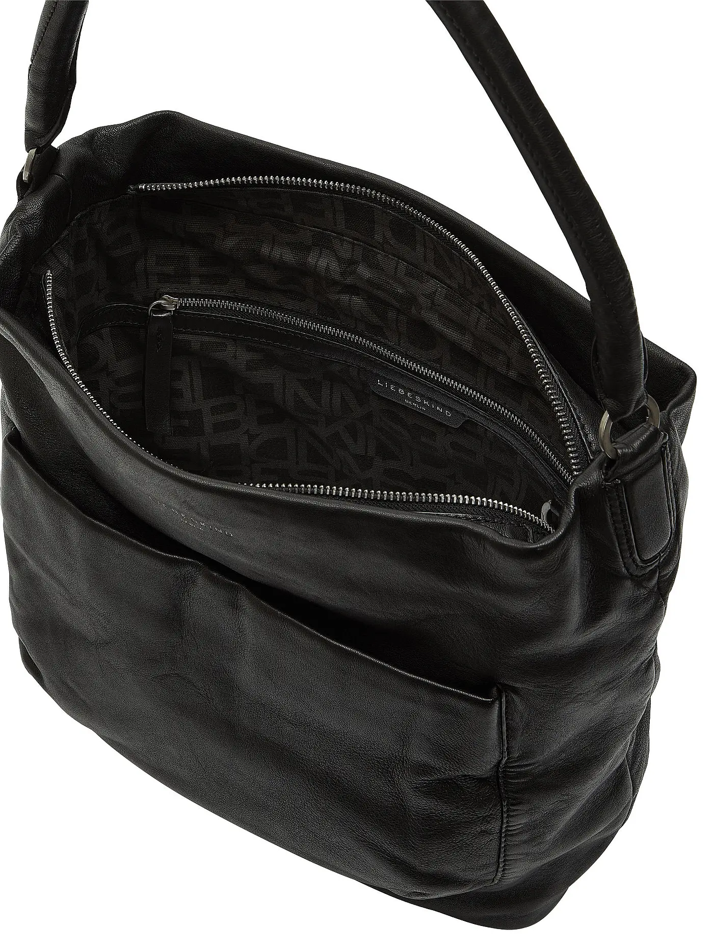 LIEBESKIND BERLIN | Ledertasche - Ever Hobo M | schwarz
