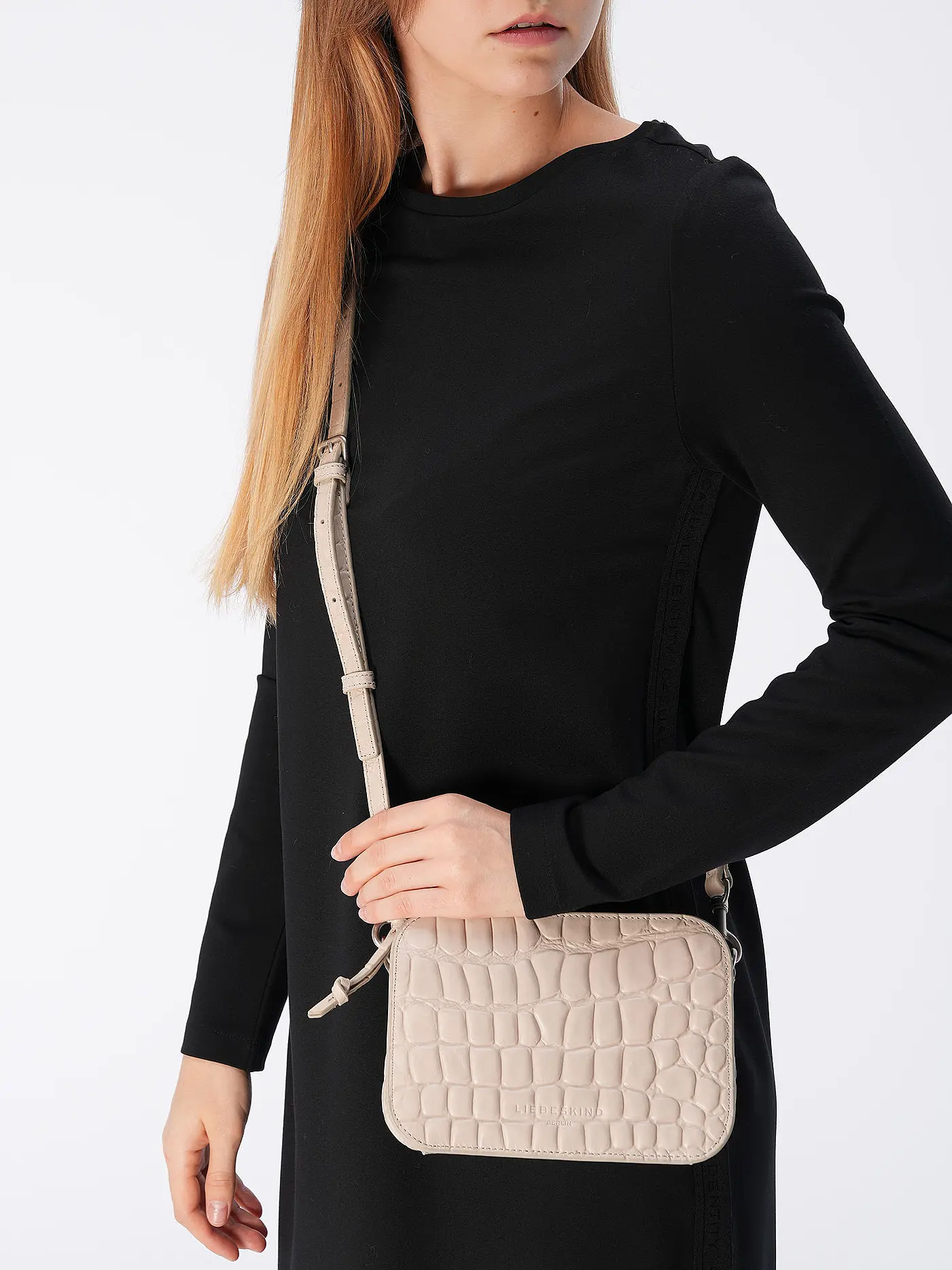 LIEBESKIND BERLIN | Ledertasche - Mini Bag LUKA S | grau