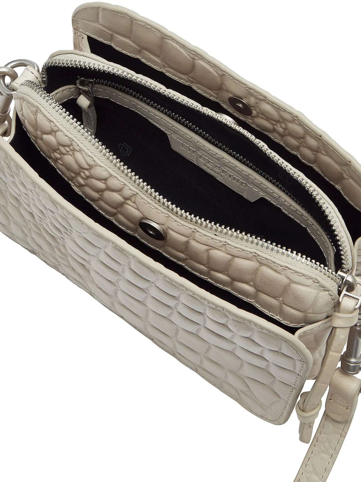 LIEBESKIND BERLIN | Ledertasche - Mini Bag LUKA S | grau