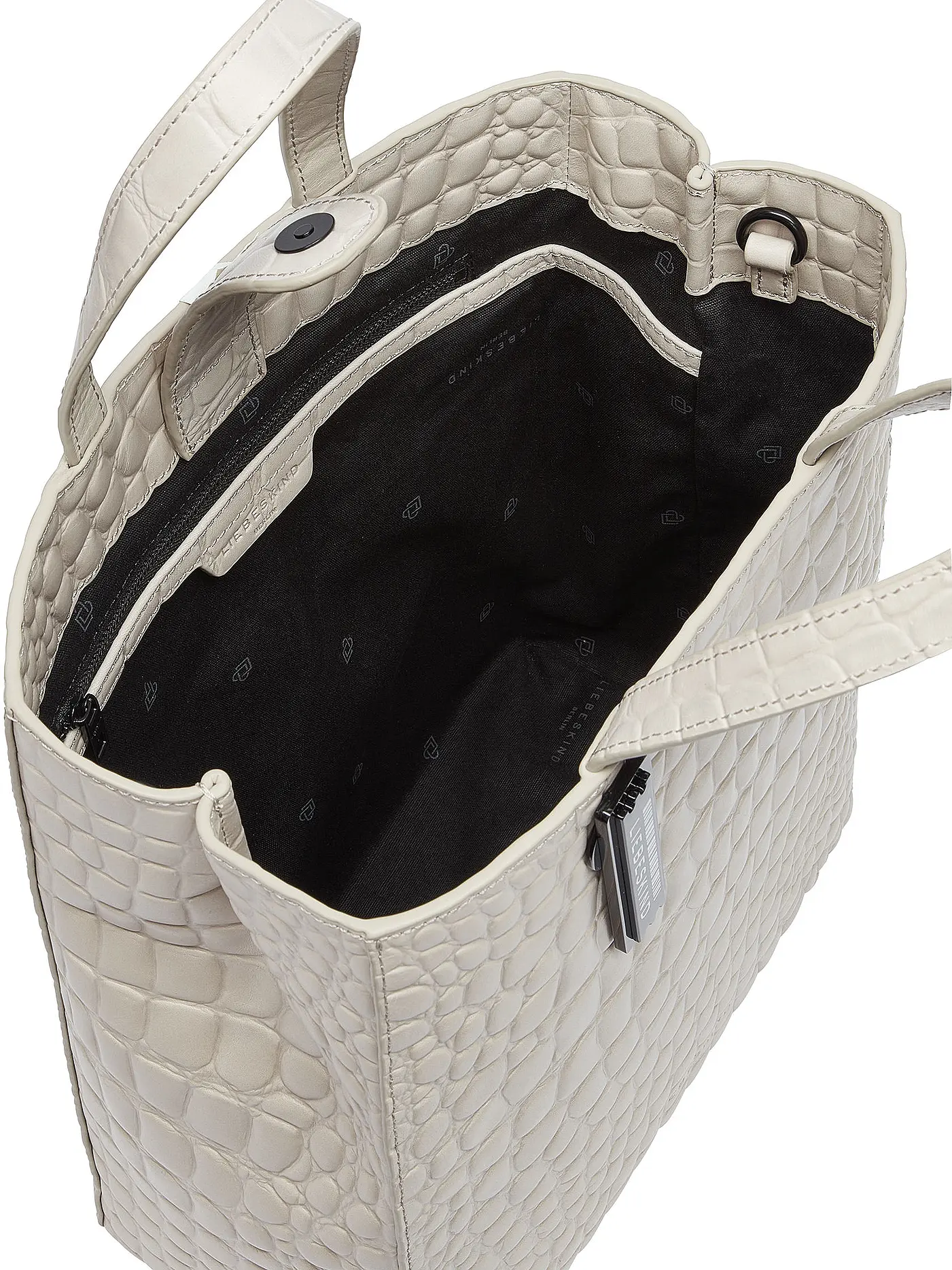 LIEBESKIND BERLIN | Ledertasche - Shopper PAPER BAG Medium | grau