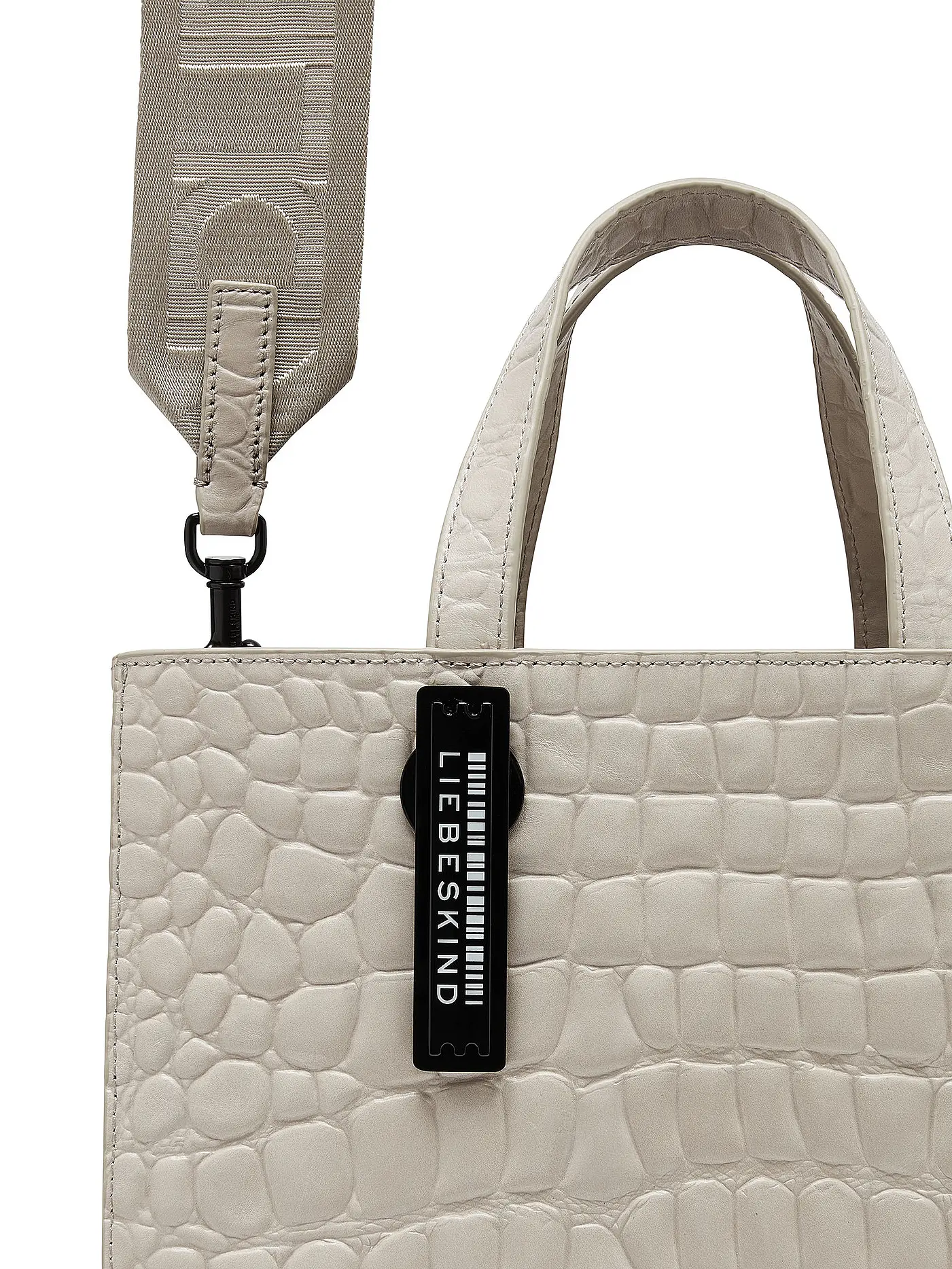 LIEBESKIND BERLIN | Ledertasche - Shopper PAPER BAG Medium | grau