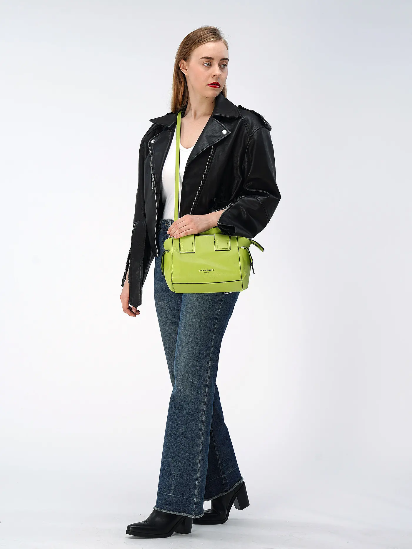 LIEBESKIND BERLIN | Ledertasche - Shopper SIENNA Small | grün