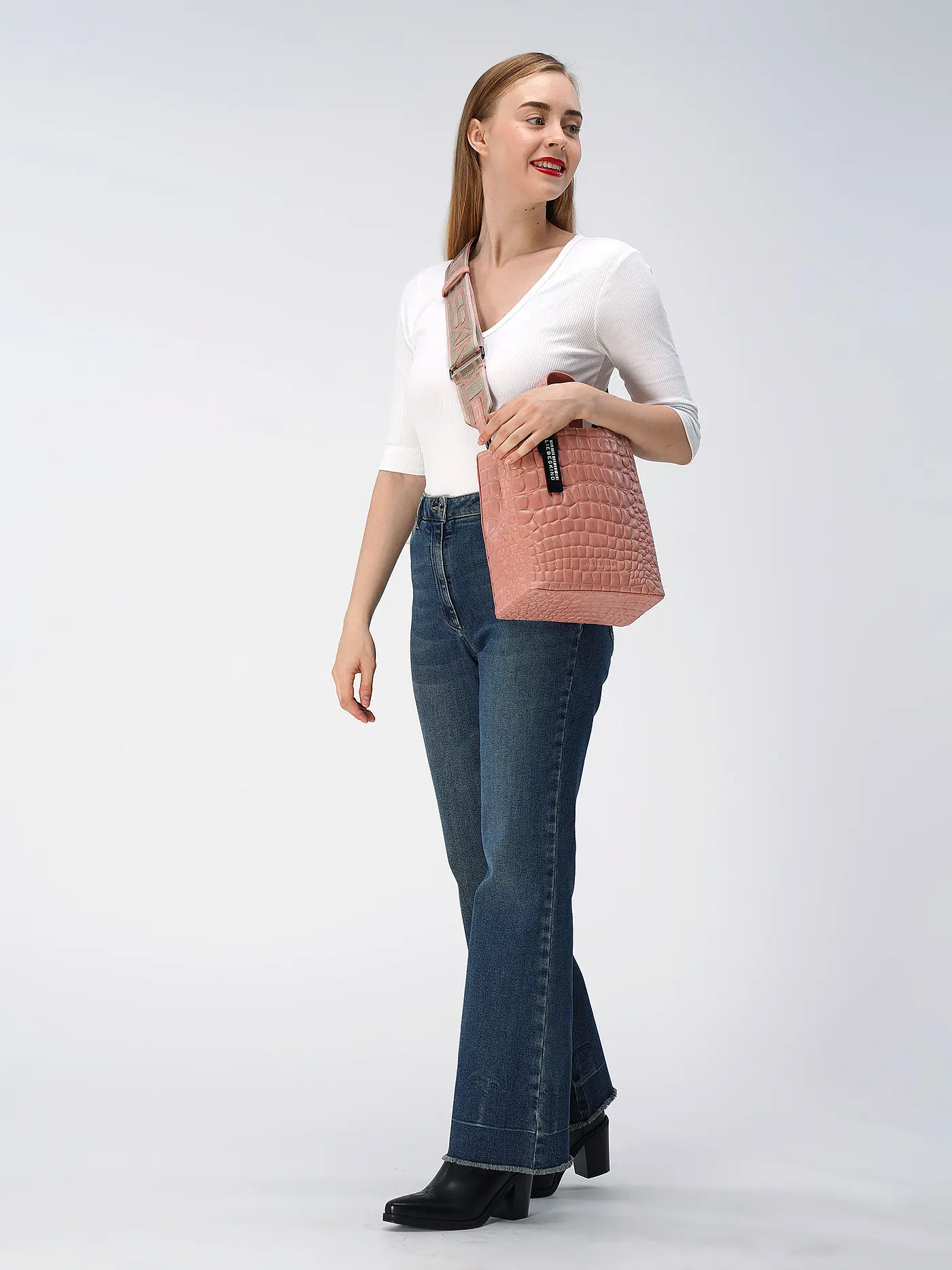 LIEBESKIND BERLIN | Ledertasche - Tote Bag PAPER BAG Medium | rosa