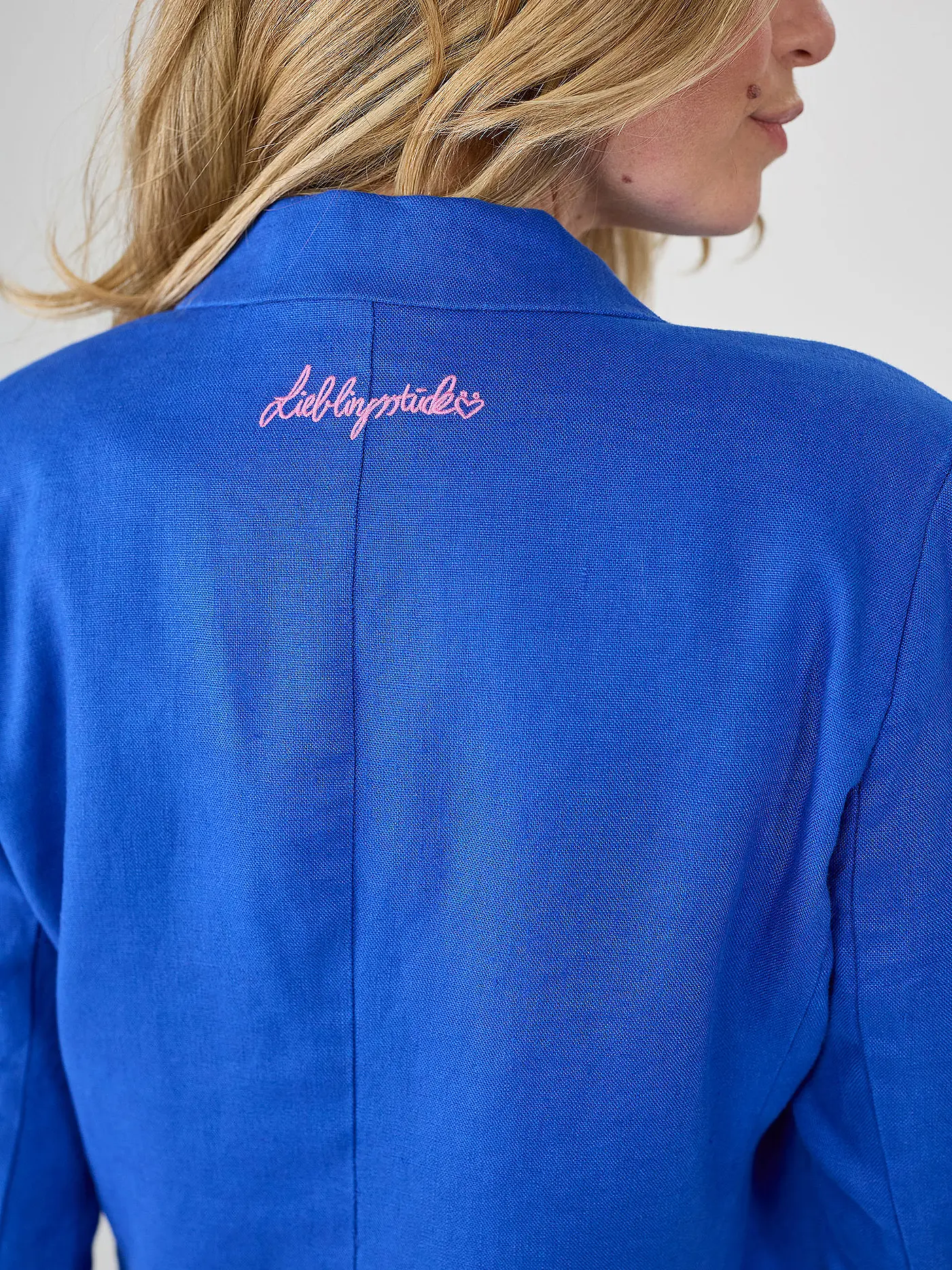 LIEBLINGSSTÜCK | Leinenblazer ELISEAL | blau