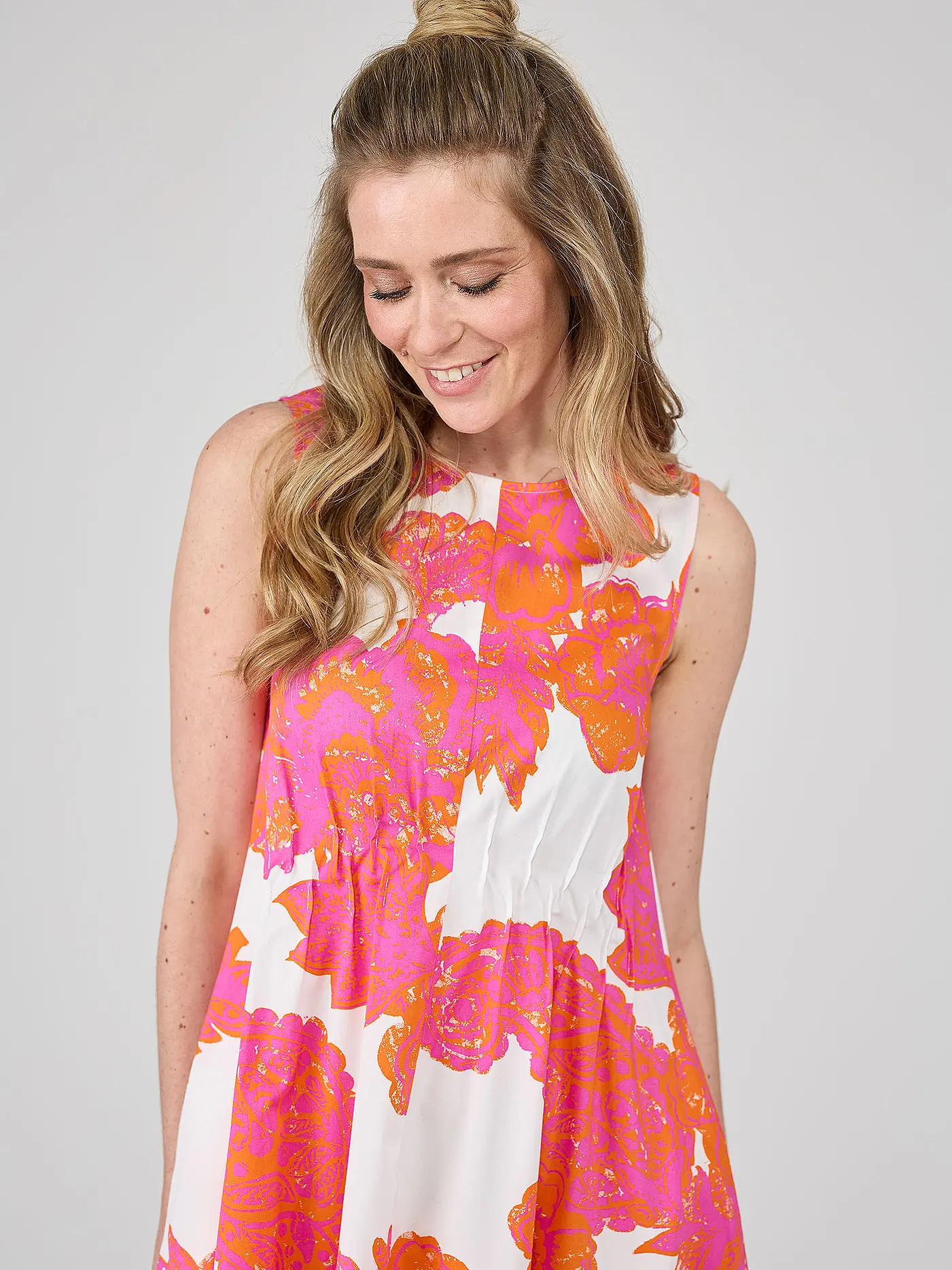 LIEBLINGSSTÜCK | Midikleid ROSALEAL | orange