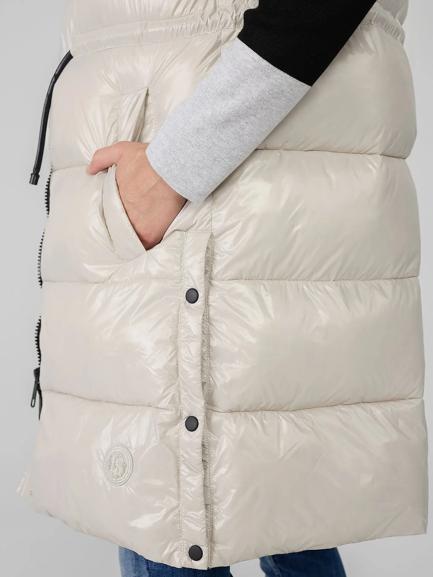 LIEBLINGSSTÜCK | Steppgilet IVERAL | grau