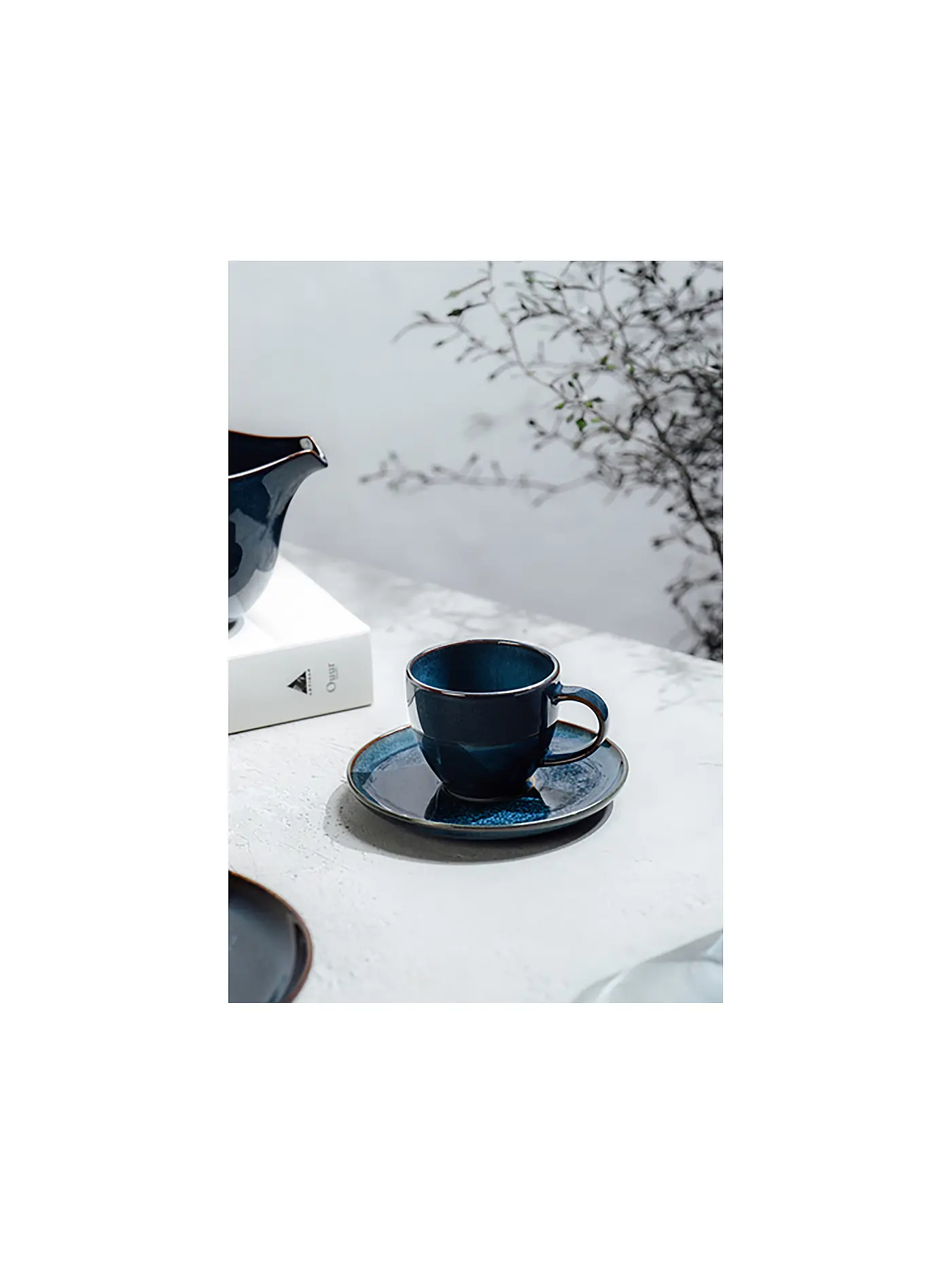 LIKE BY VILLEROY & BOCH | Mokka-/Espresso Untertasse CRAFTED 12cm Denim | dunkelblau