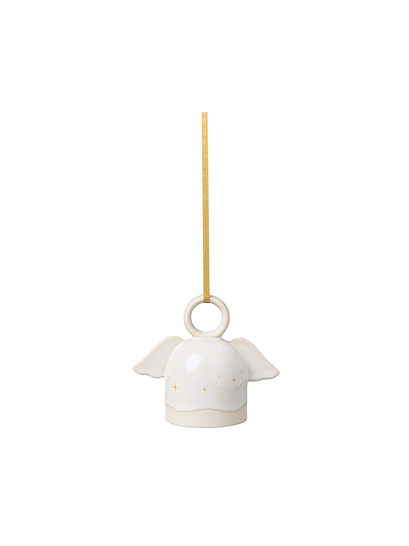 LIKE BY VILLEROY & BOCH | Ornament Engel WINTER GLOW 9x5x7,5cm | weiss