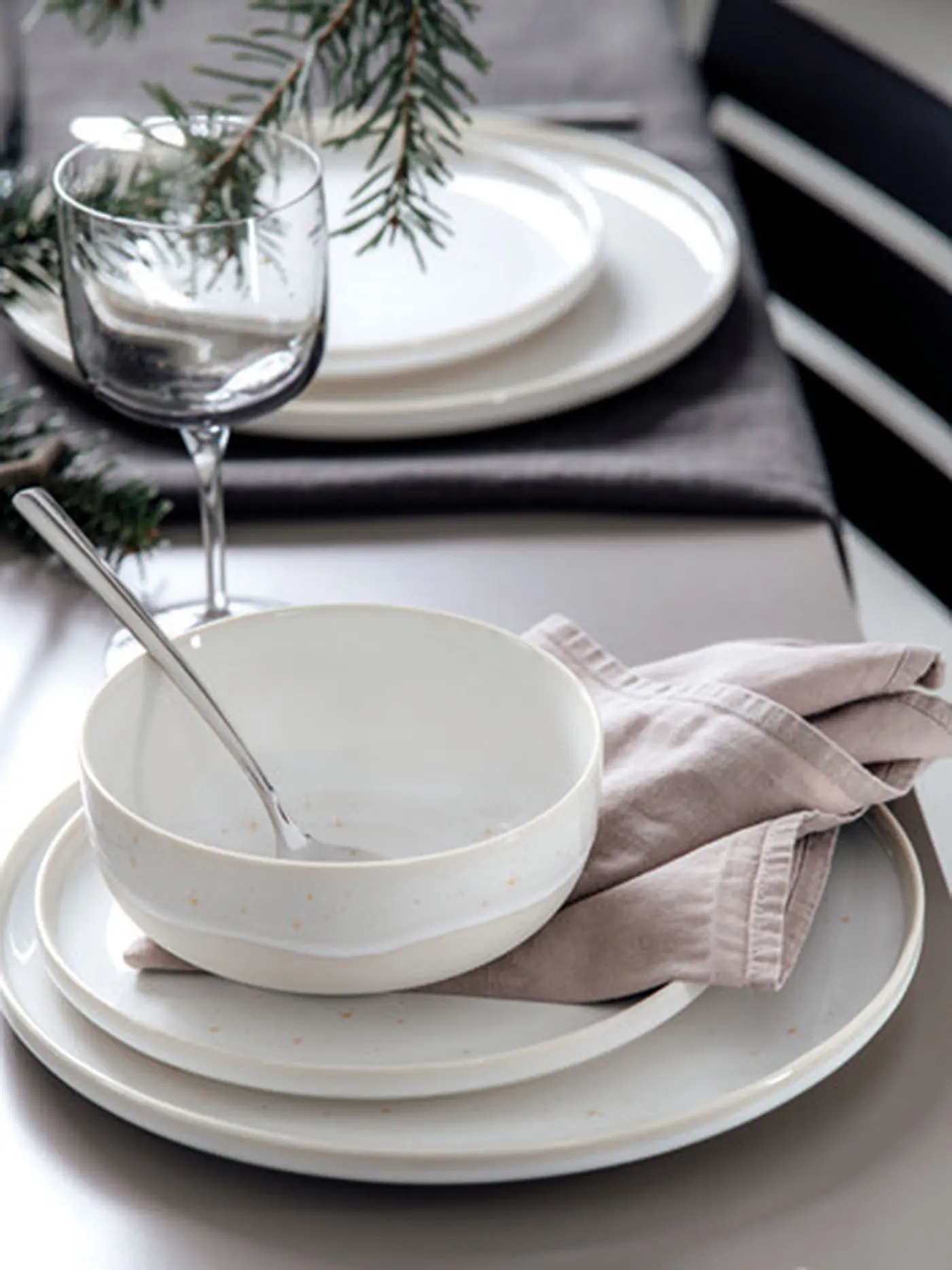 LIKE BY VILLEROY & BOCH | Speiseteller WINTER GLOW 27,5cm | weiss