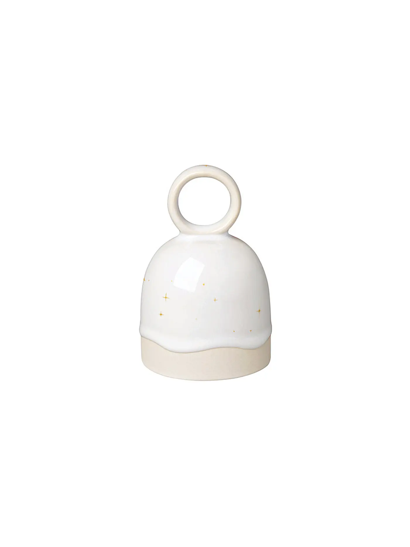 LIKE BY VILLEROY & BOCH | Tischglocke WINTER GLOW 6,5x6,5x1cm | weiss
