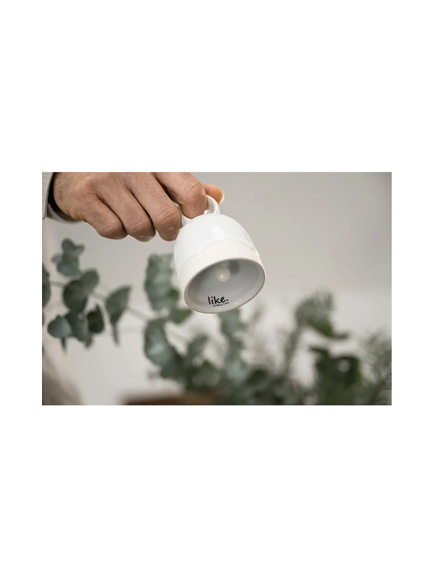 LIKE BY VILLEROY & BOCH | Tischglocke WINTER GLOW 6,5x6,5x1cm | weiss