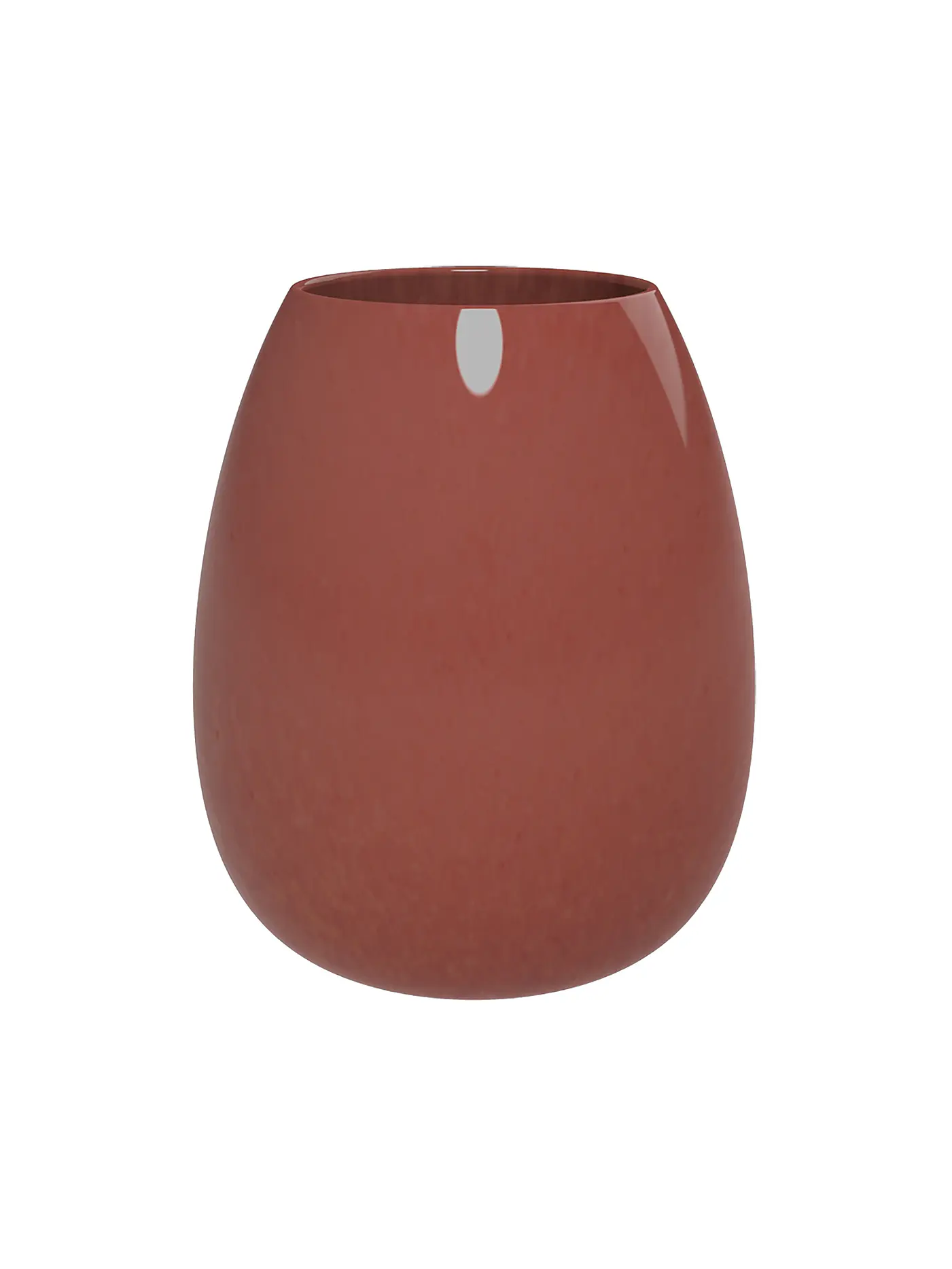 LIKE BY VILLEROY & BOCH | Vase Drop groß 14x14x17cm Perlemor Home | koralle