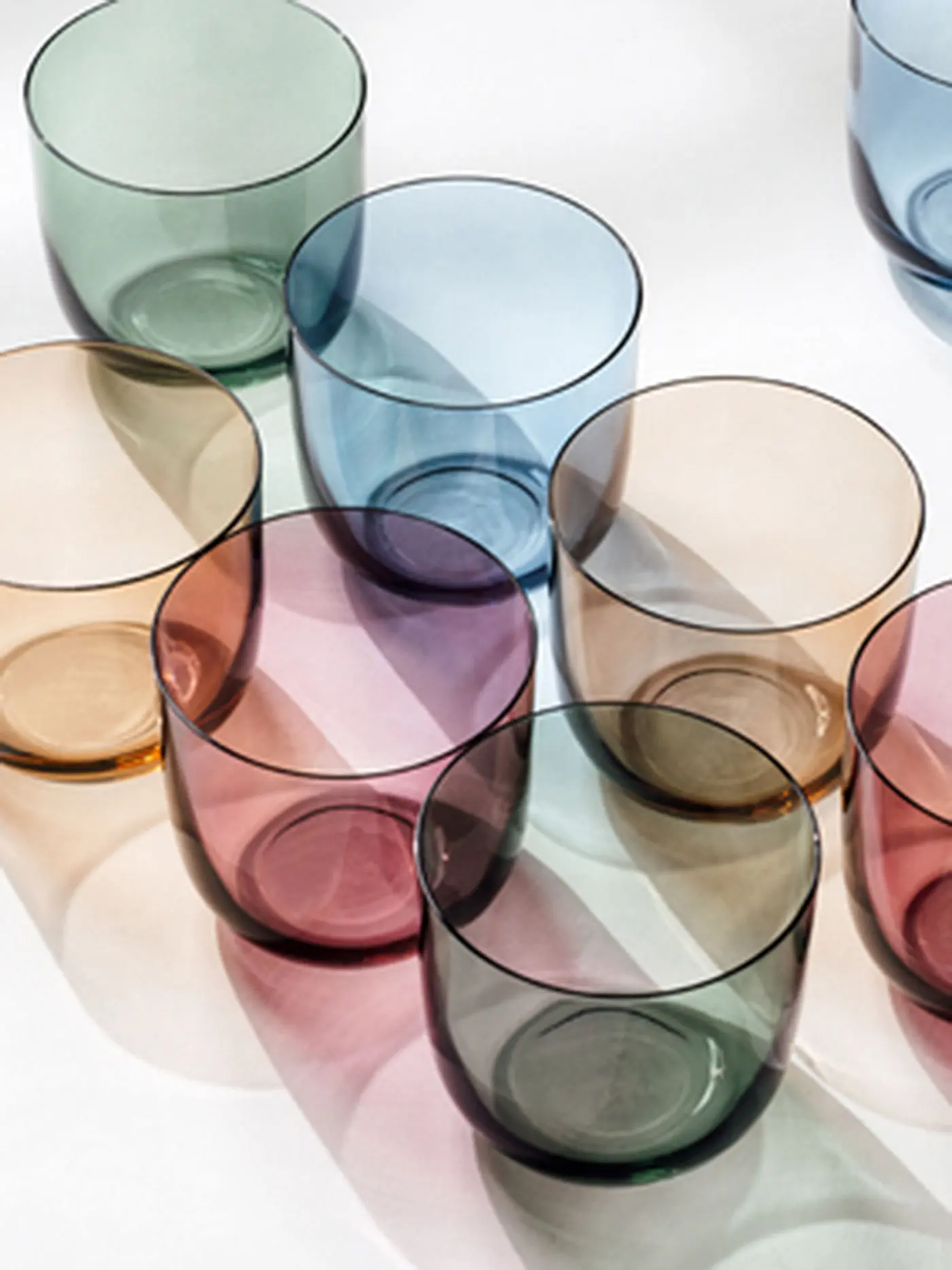 LIKE BY VILLEROY & BOCH | Wasserglas 2er Set LIKE GLASS 280ml Sage | grau
