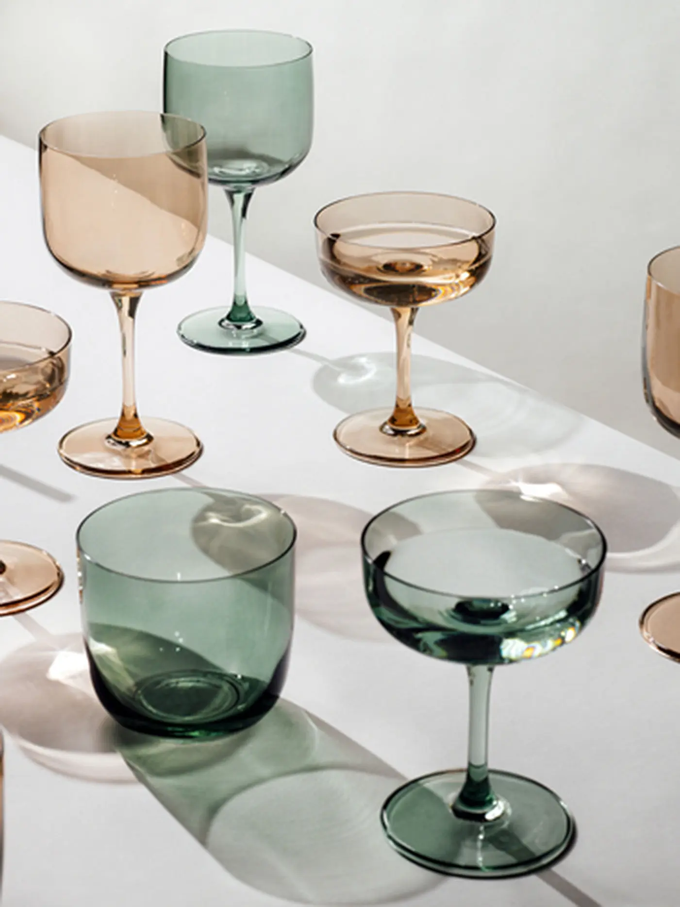 LIKE BY VILLEROY & BOCH | Weinglas/Weinkelch 2er Set LIKE GLASS 270ml Sage | grau