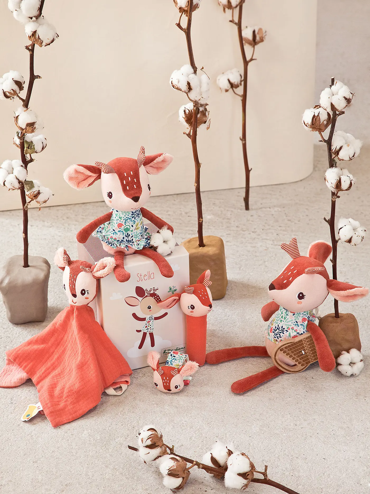 LILLIPUTIENS | Stella Musik Stofftier  | orange