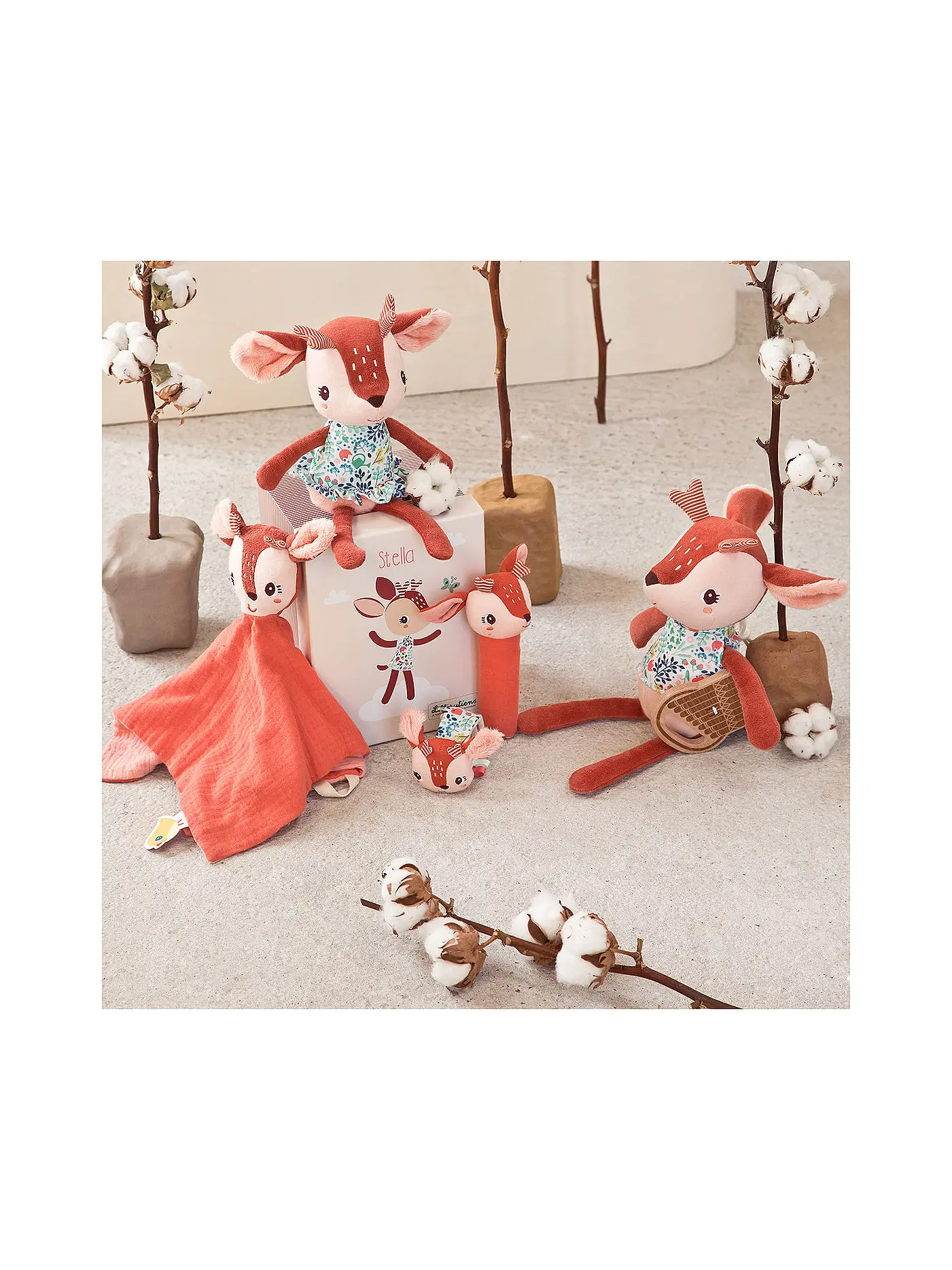 LILLIPUTIENS | Stella Musik Stofftier  | orange