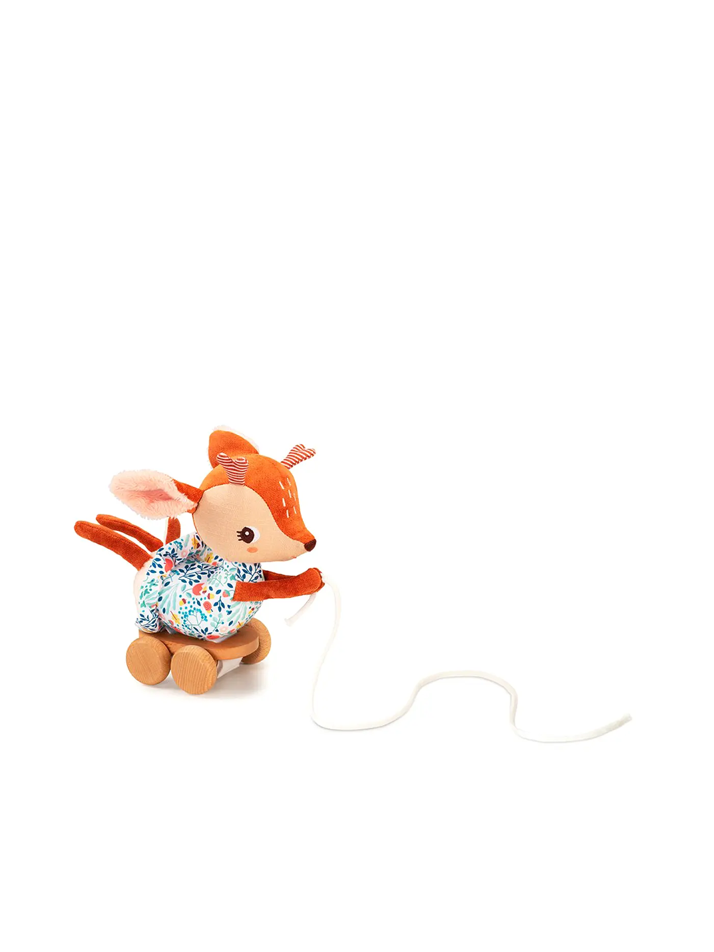 LILLIPUTIENS | Stofftier zum Ziehen Stella | orange