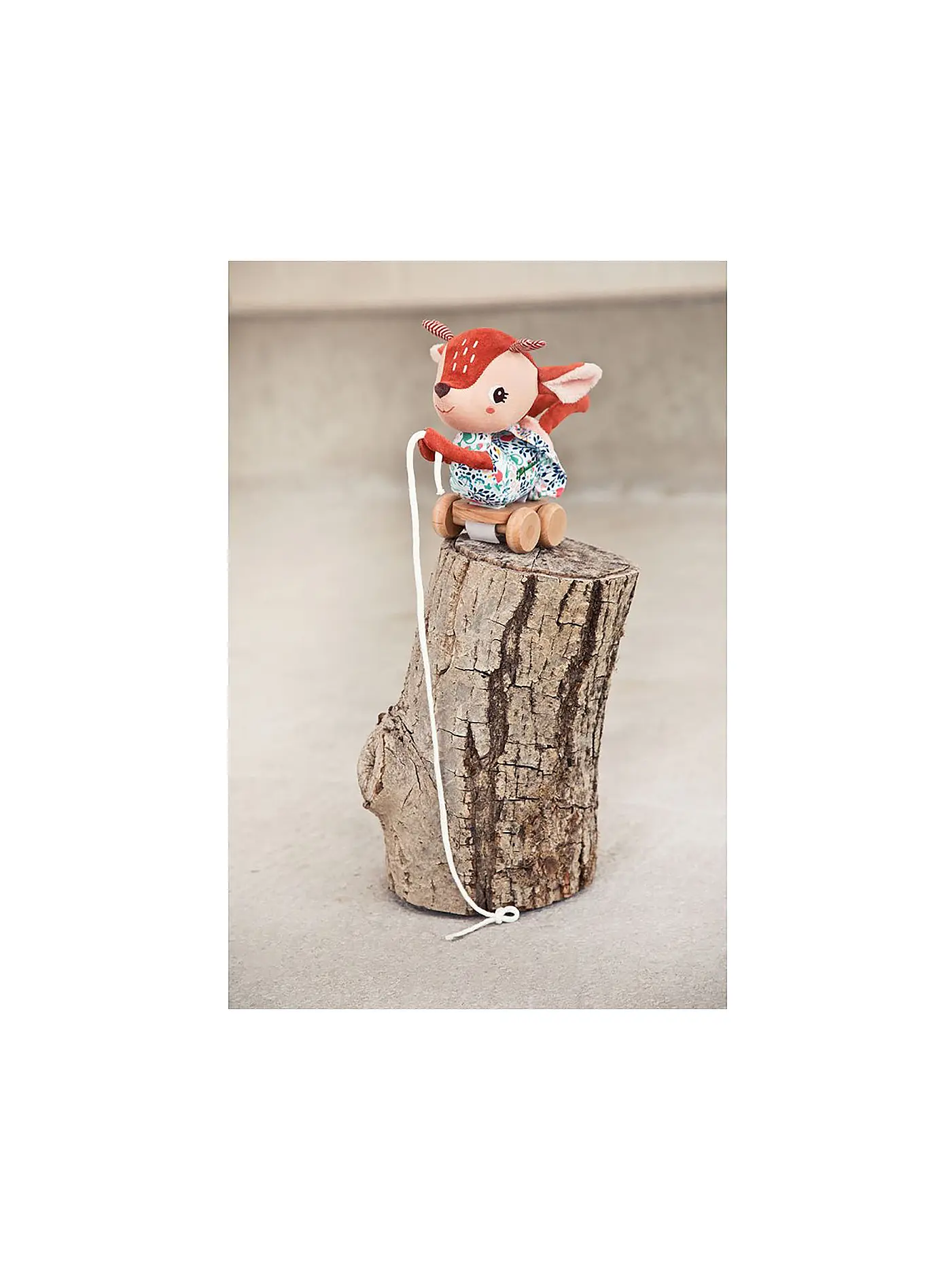 LILLIPUTIENS | Stofftier zum Ziehen Stella | orange