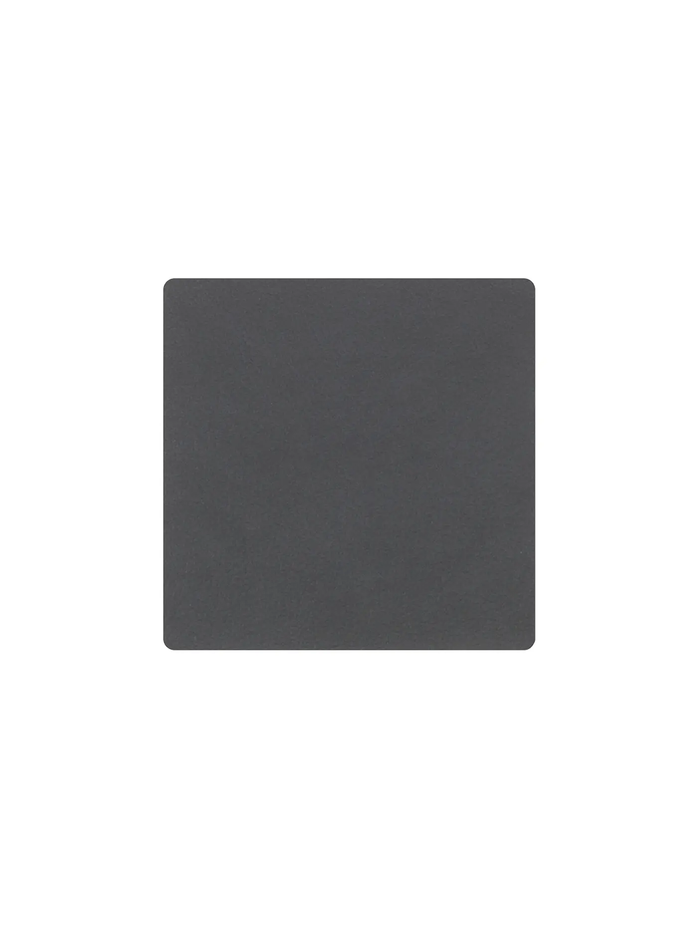 LIND DNA | Leder-Untersetzer eckig 10x10cm Dark Blue | grau