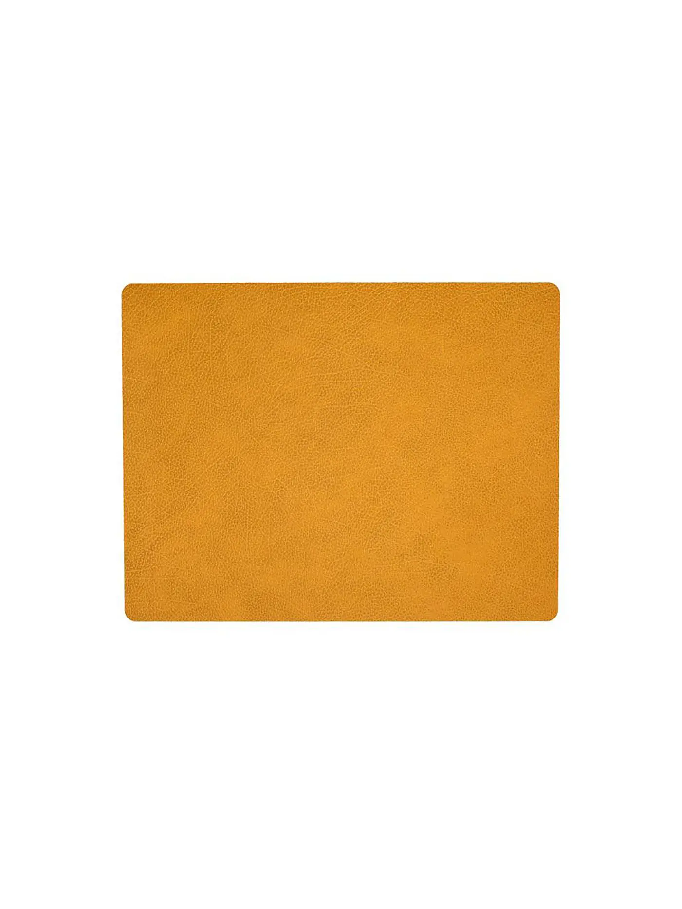 LIND DNA | Platzset "Hippo" eckig 35x45cm (Curry) | orange