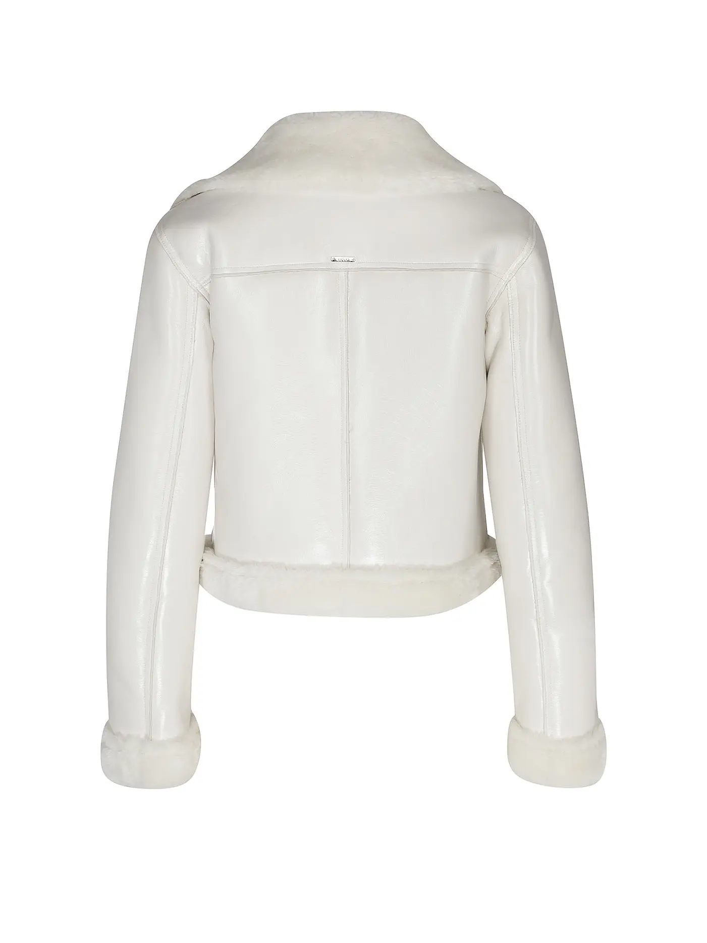 LIU JO | Jacke in Lederoptik  | creme