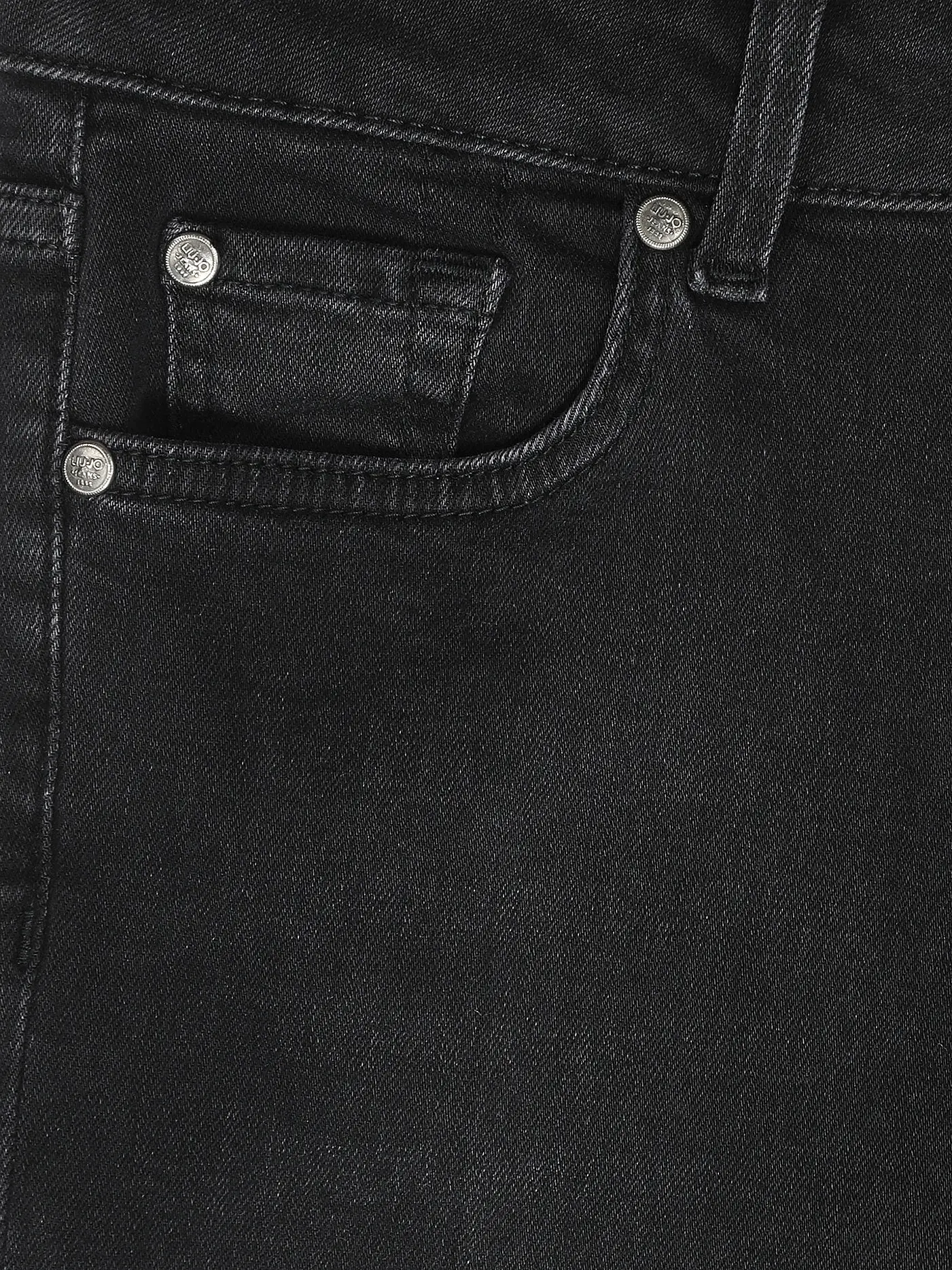 LIU JO | Jeans Flared Fit AUTHENTIC FLY | schwarz