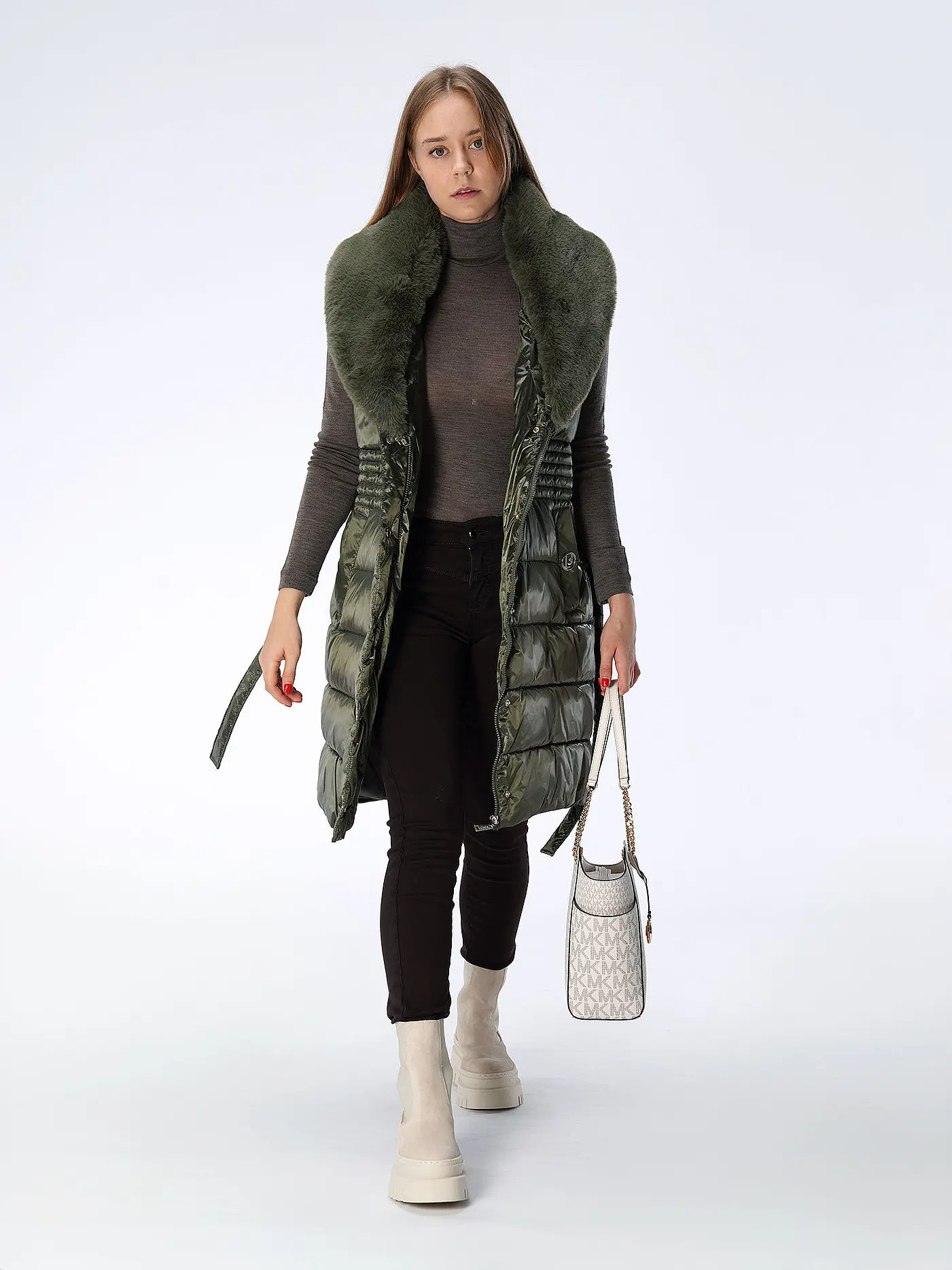 LIU JO | Steppgilet | olive