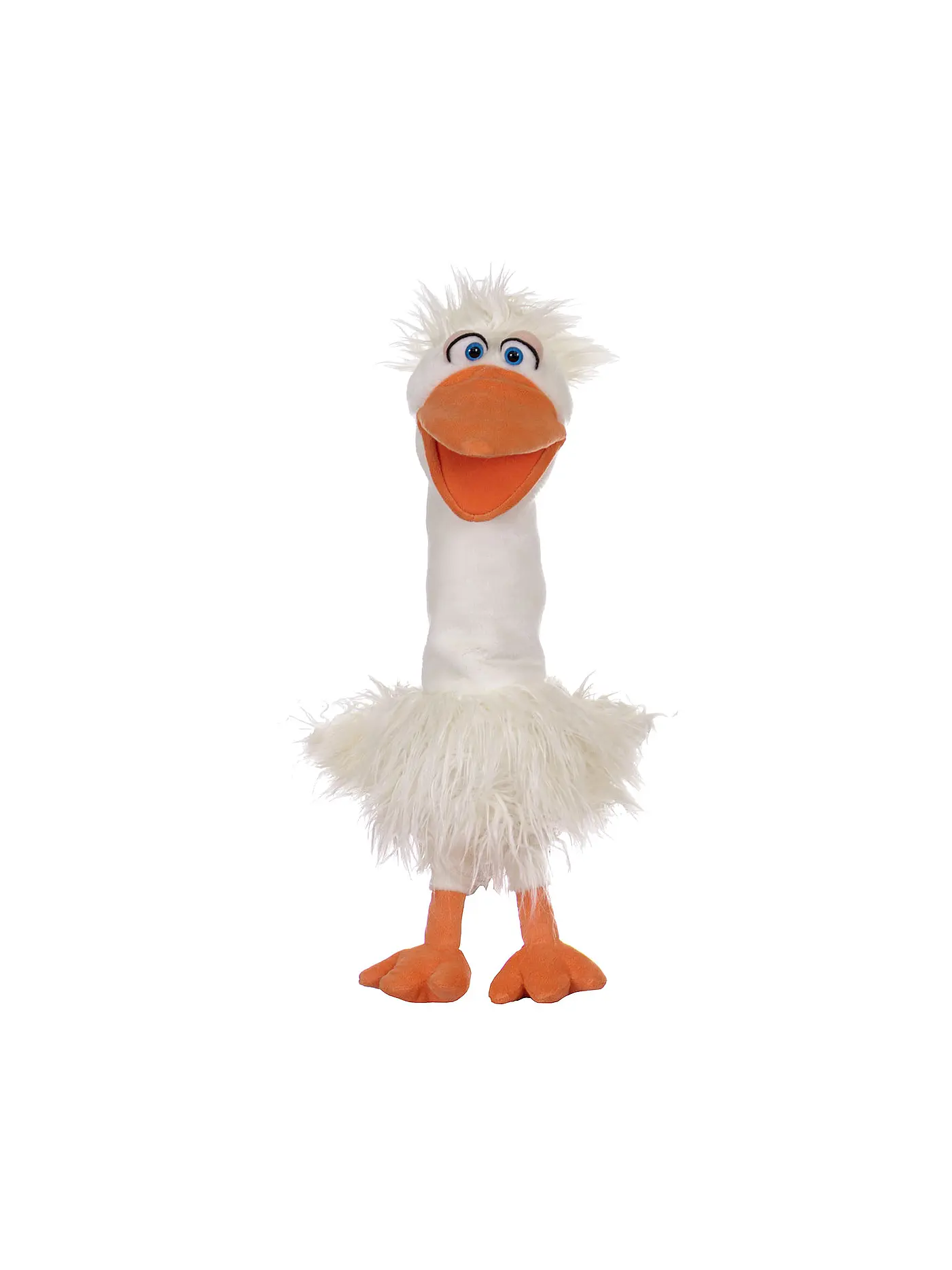LIVING PUPPETS | Handpuppe - Gundula die Gans 56cm W801 | keine Farbe