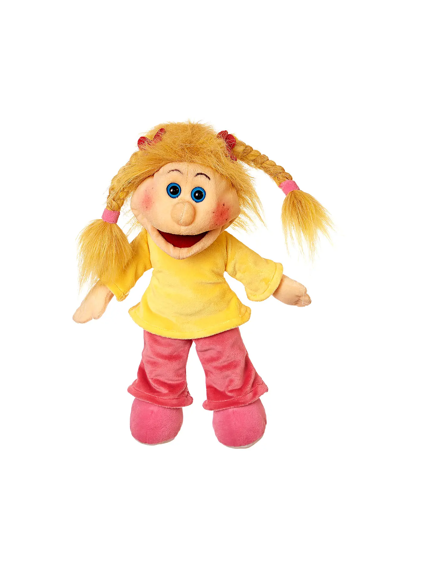 LIVING PUPPETS | Handpuppe - Sandra 35cm W682 | gelb