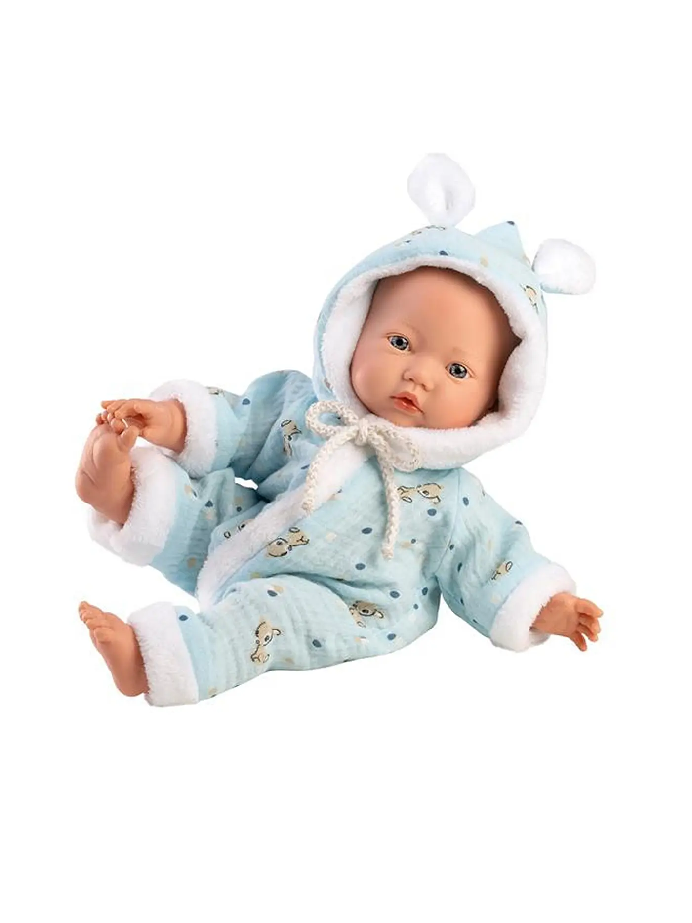 LLORENS | Babypuppe mit Overall blau 32cm | keine Farbe