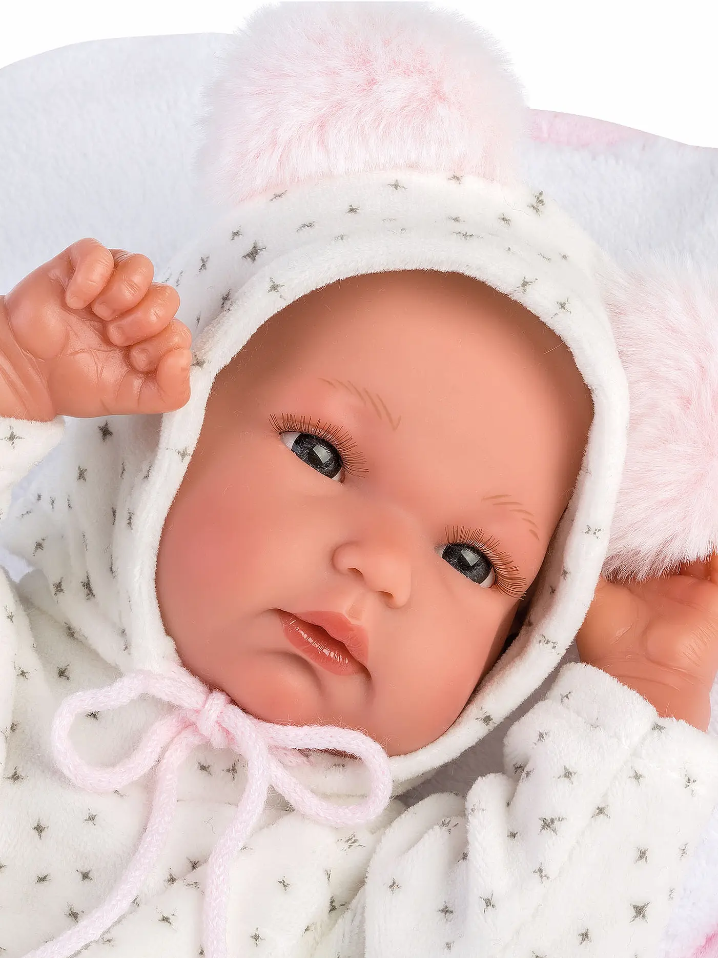 LLORENS | Babypuppe mit Schaukelzelt rosa 35cm | keine Farbe