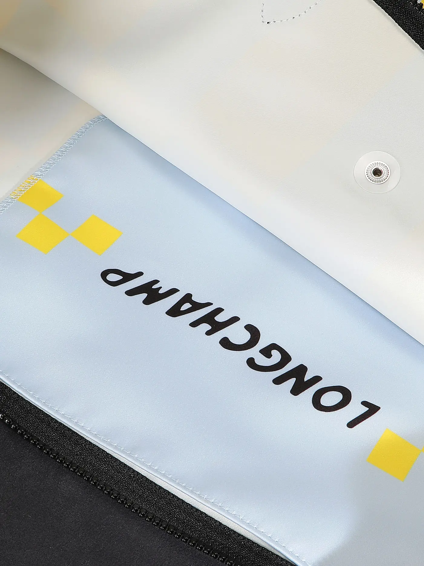LONGCHAMP | Le Pliage Casaque Handtasche Small, Ciel / Jaune | hellblau