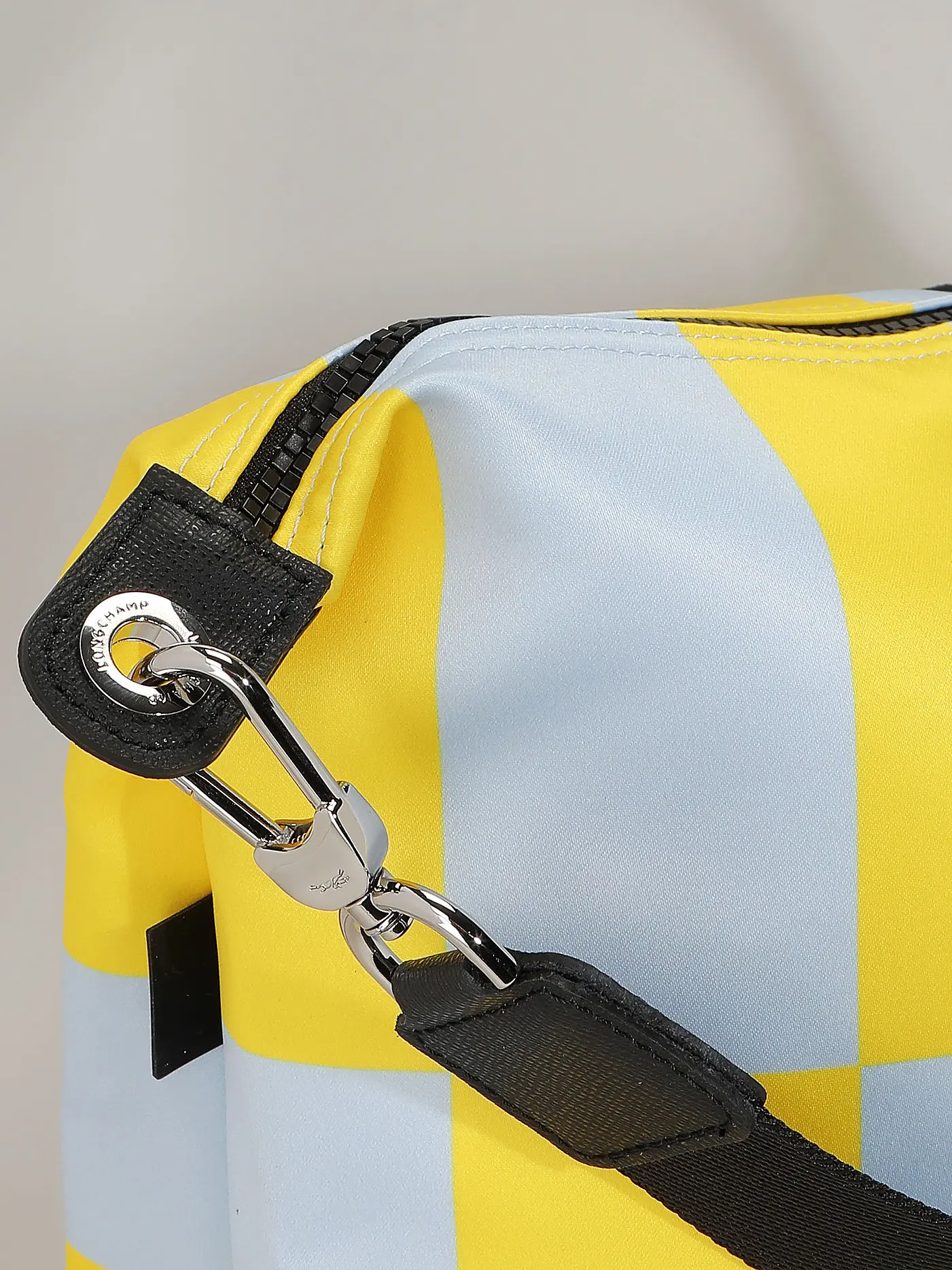 LONGCHAMP | Le Pliage Casaque Handtasche Small, Ciel / Jaune | hellblau