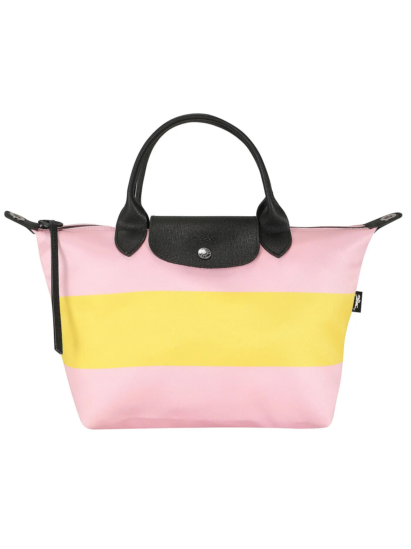 LONGCHAMP | Le Pliage Casaque Handtasche Small, Rose / Jaune | rosa