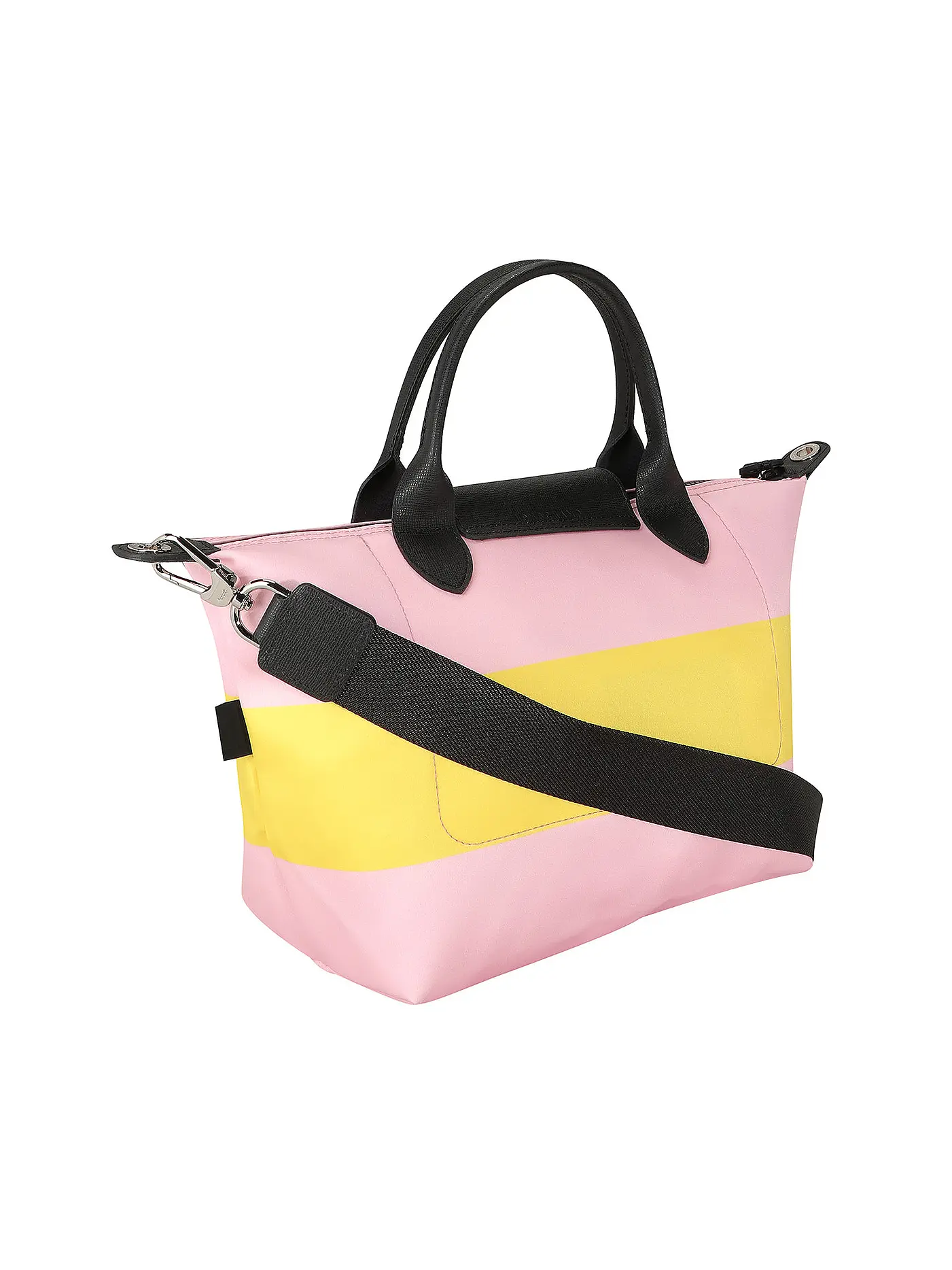 LONGCHAMP | Le Pliage Casaque Handtasche Small, Rose / Jaune | rosa