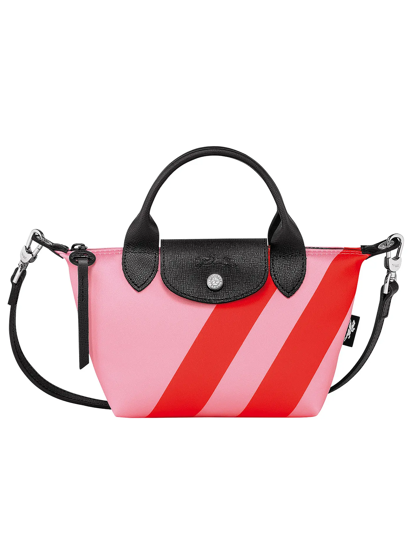 LONGCHAMP | Le Pliage Casaque Handtasche XSmall, Rose / Orange | rosa